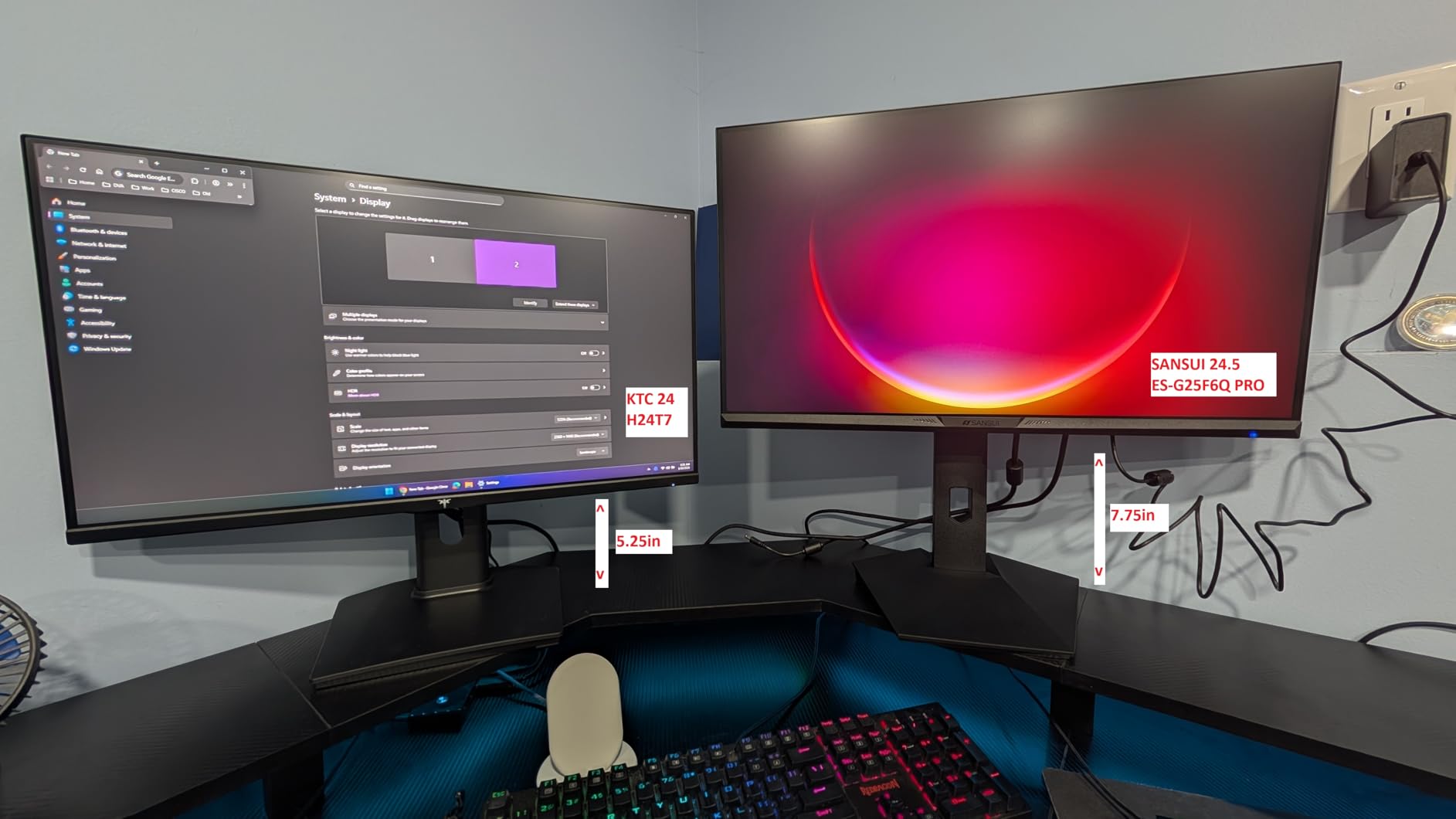 SANSUI Curved Monitor 27 inch 120Hz USB Type-C Computer Monitor | with Speakers Built in | FHD 1080p | HDR | 110% sRGB | 1500R | VESA Compatible, for Tablet, Desktop, Laptop and PC Work Gaming customer photo 2