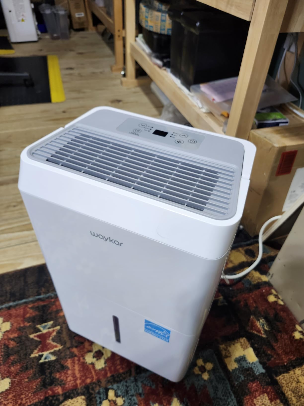 Waykar 6000 Sq.Ft Energy Star Dehumidifier for Basement & Home, 120 Pint/Day with Drain Hose & Tank, Ultra Quiet (40 dB), Smart Auto Comfort Mode customer photo 1