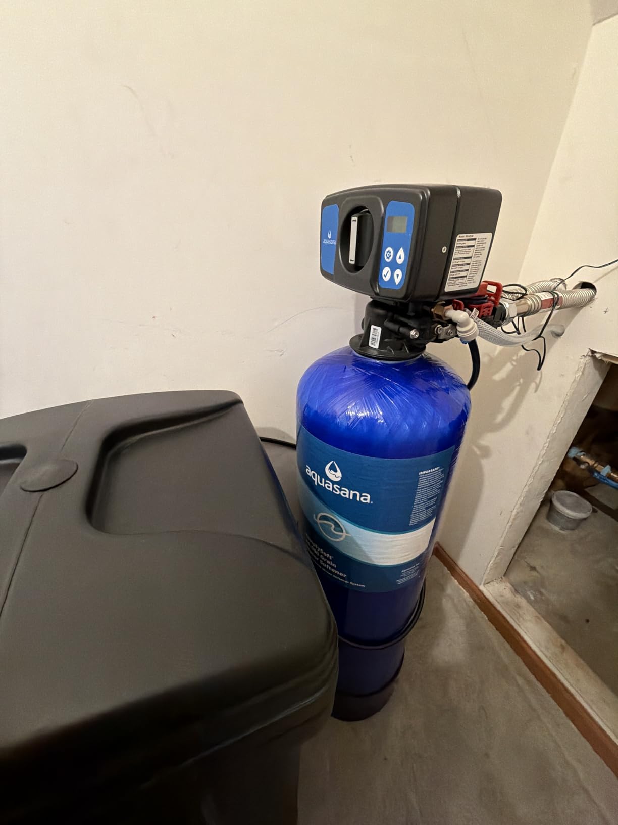 Aquasana SimplySoft Whole House Water Softener | 40K Grain | Hard Water Reduction | 15.5 GPM | Metered Regeneration | Salt-Saving Efficiency customer photo 2