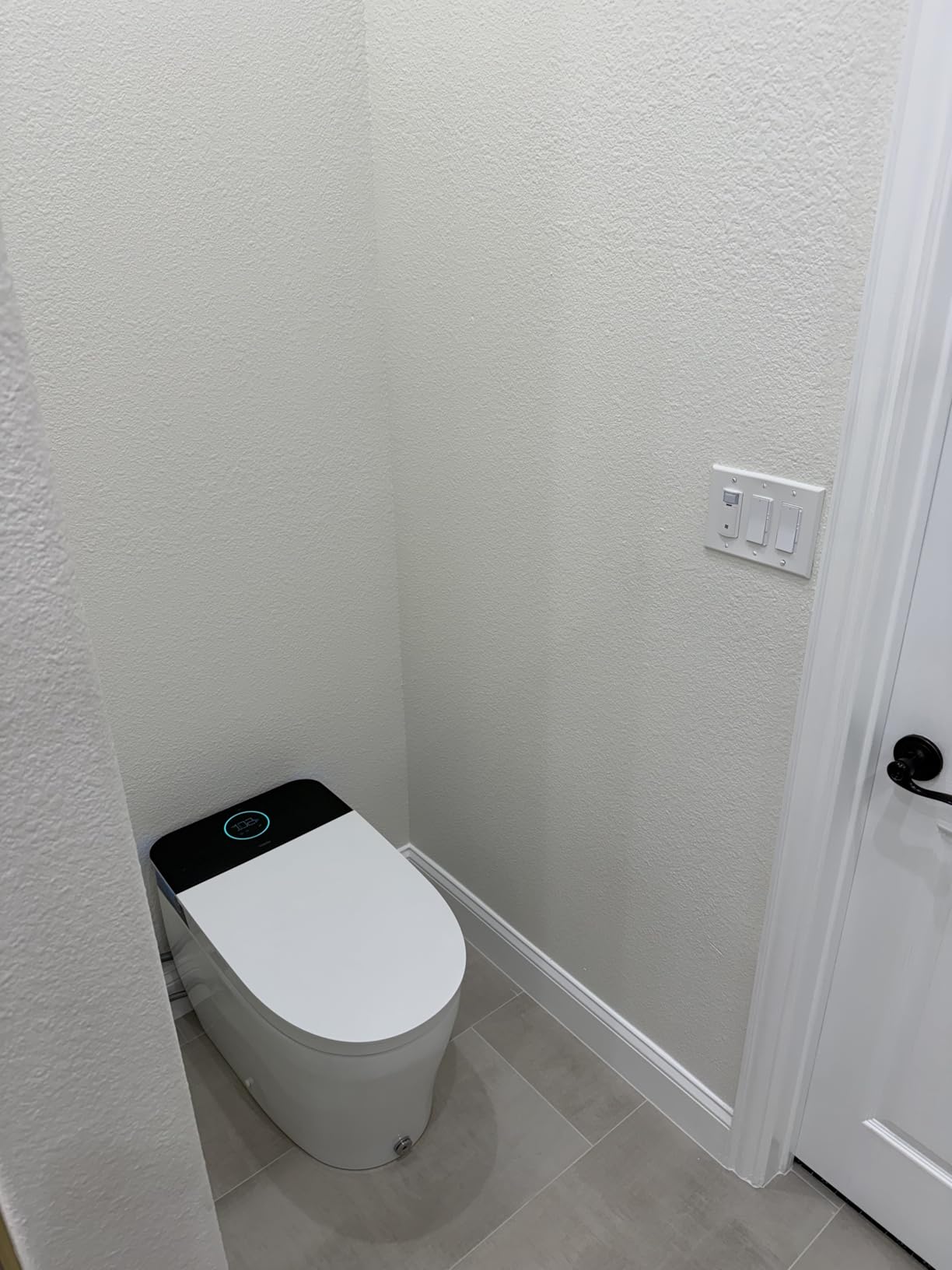 HOROW T38 Artistic Smart Toilet, Bidet Toilet with Powerful Flush, Auto Open/Close Lid, Instant Warm Water, Elongated Heated Seat, Dryer, Night Light, Deodorization customer photo 1
