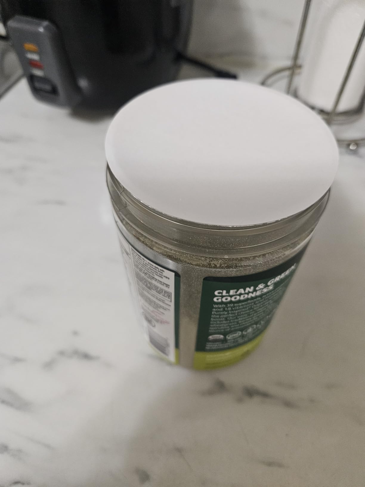 Purely Inspired Organic Greens Powder Superfood Smoothie Mix, Unflavored (30 Servings) - Super Greens with Probiotics, Spirulina & Chlorella for Gut & Digestive Health - Vegan customer photo 2
