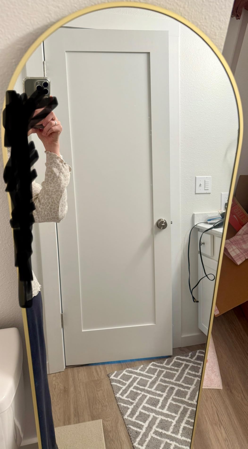 Arched Mirror Full Length, Upgraded 16