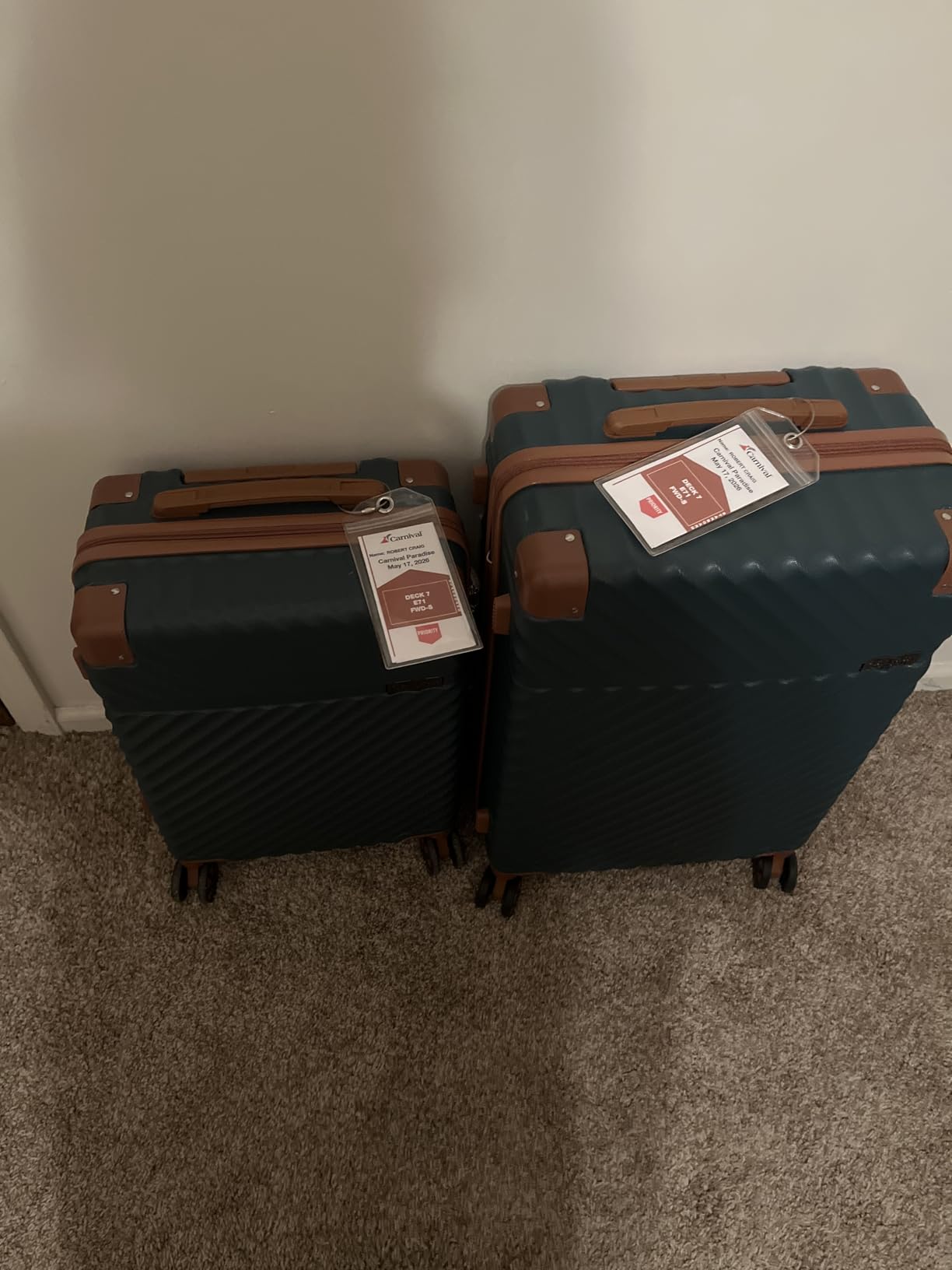 Luggage Sets 5 Pcs Suitcases with Wheels, 20
