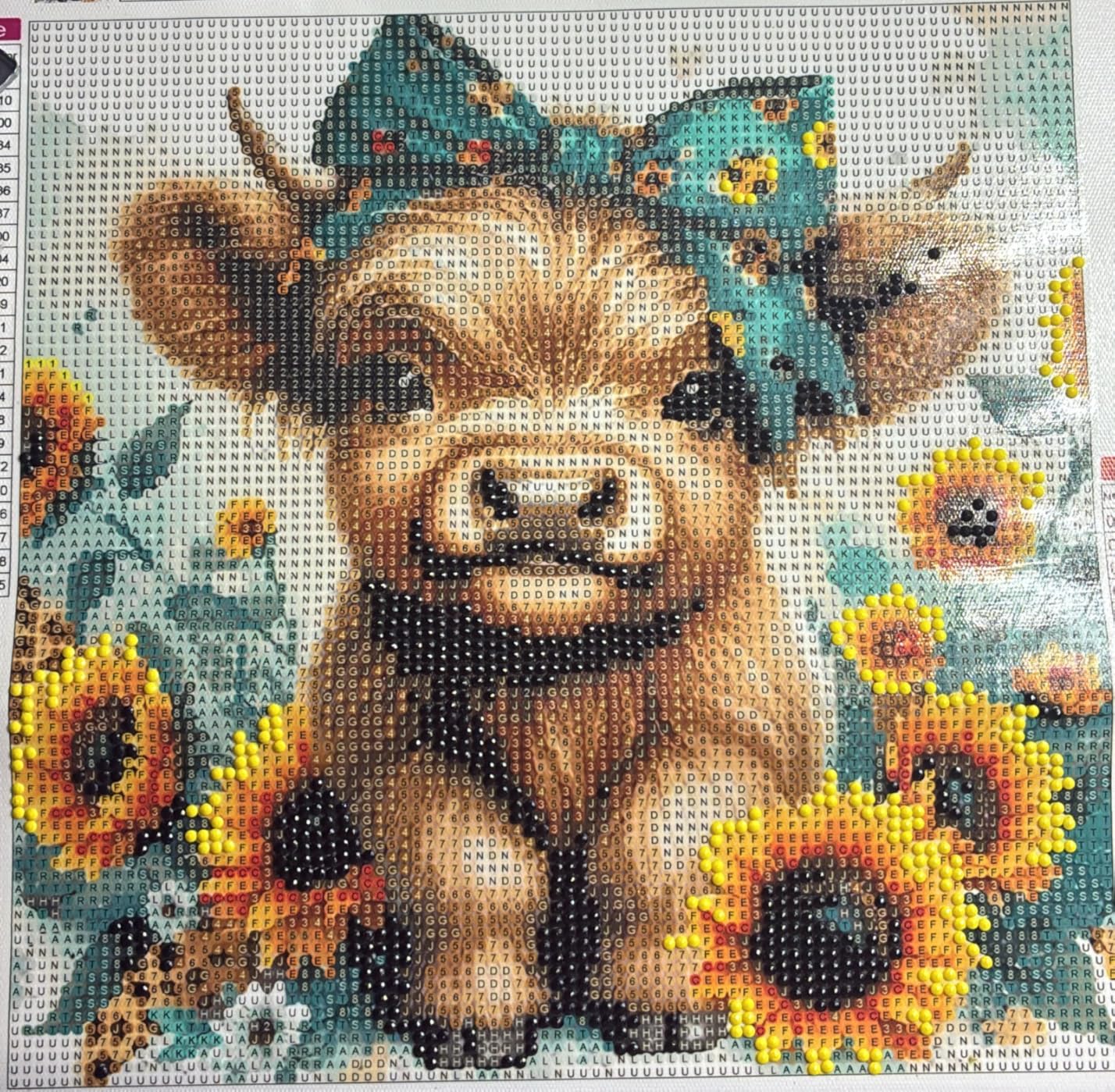 Diamond Art Painting Kits for Adults, Cow 5D Diamond Painting Dots Art Kits | DIY Highland Cow Full Round Gem Crystal Art paint by Diamond, Home Wall Decor 12 x 12 In customer photo 2