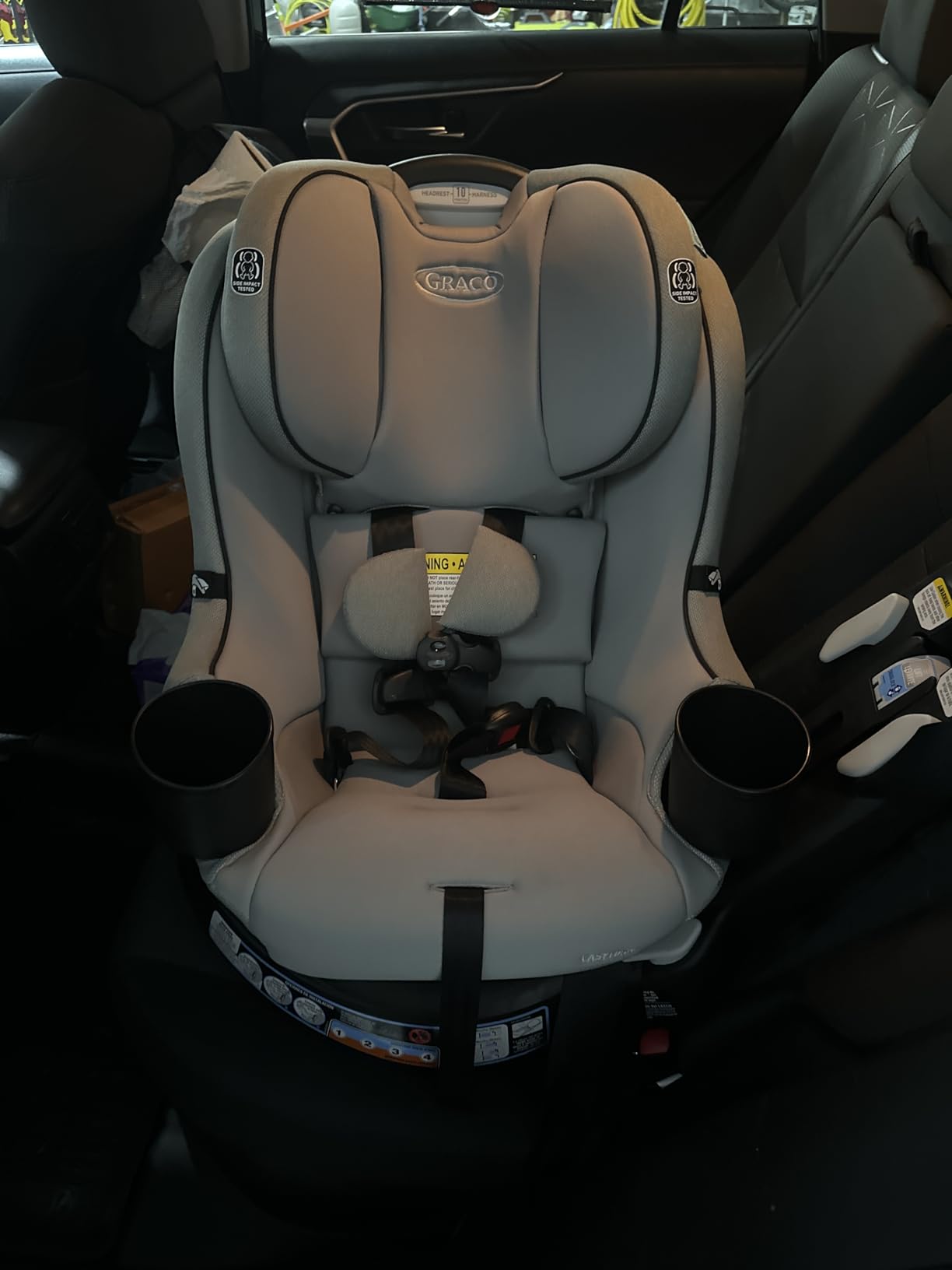 Graco EasyTurn 360 2-in-1 Rotating Convertible Car Seat, 360 Degree Rotating Infant to Toddler Rotating Car Seat, 2 Modes Rear and Forward Facing, Slim Design, Solae customer photo 2