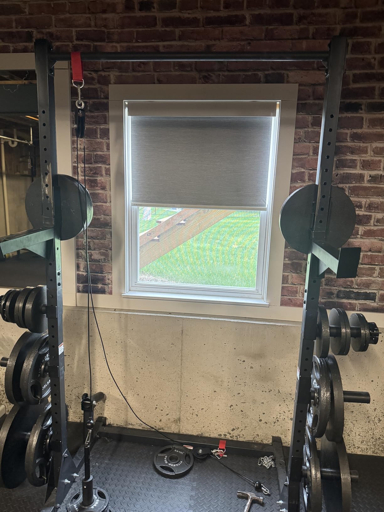 Motorized Blinds No Drill Automatic Blinds for Windows Cordless Roller Shades Electric Blinds with Remote Control Smart Blinds (White, 34.5 x 72) customer photo 1