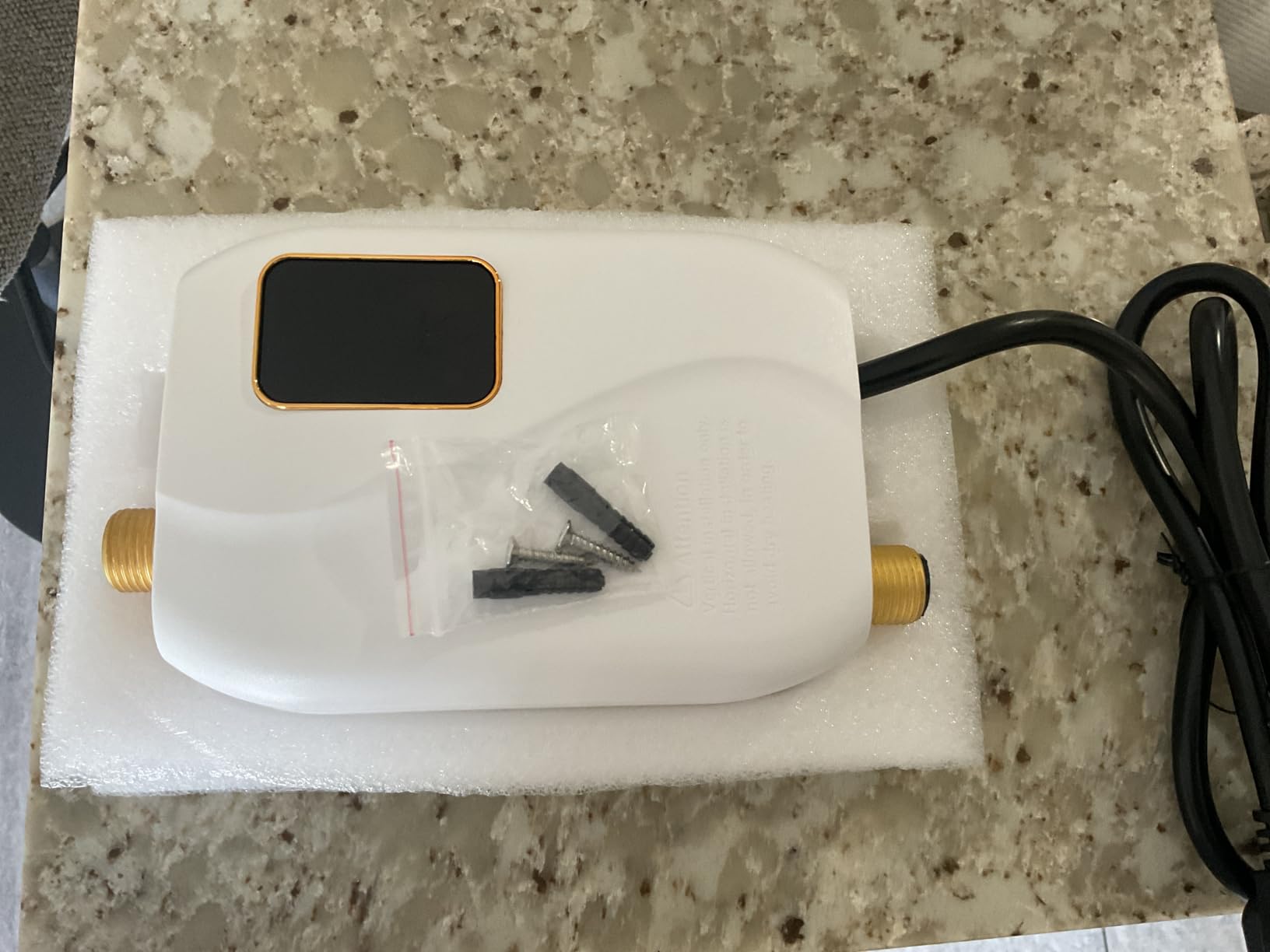 Tankless Water Heater Electric 110V, 3000W Instant Electric Water Heater, Under Sink Water Heater with Digital Display, On Demand Hot Water heater Electric for Kitchen Bathroom customer photo 1