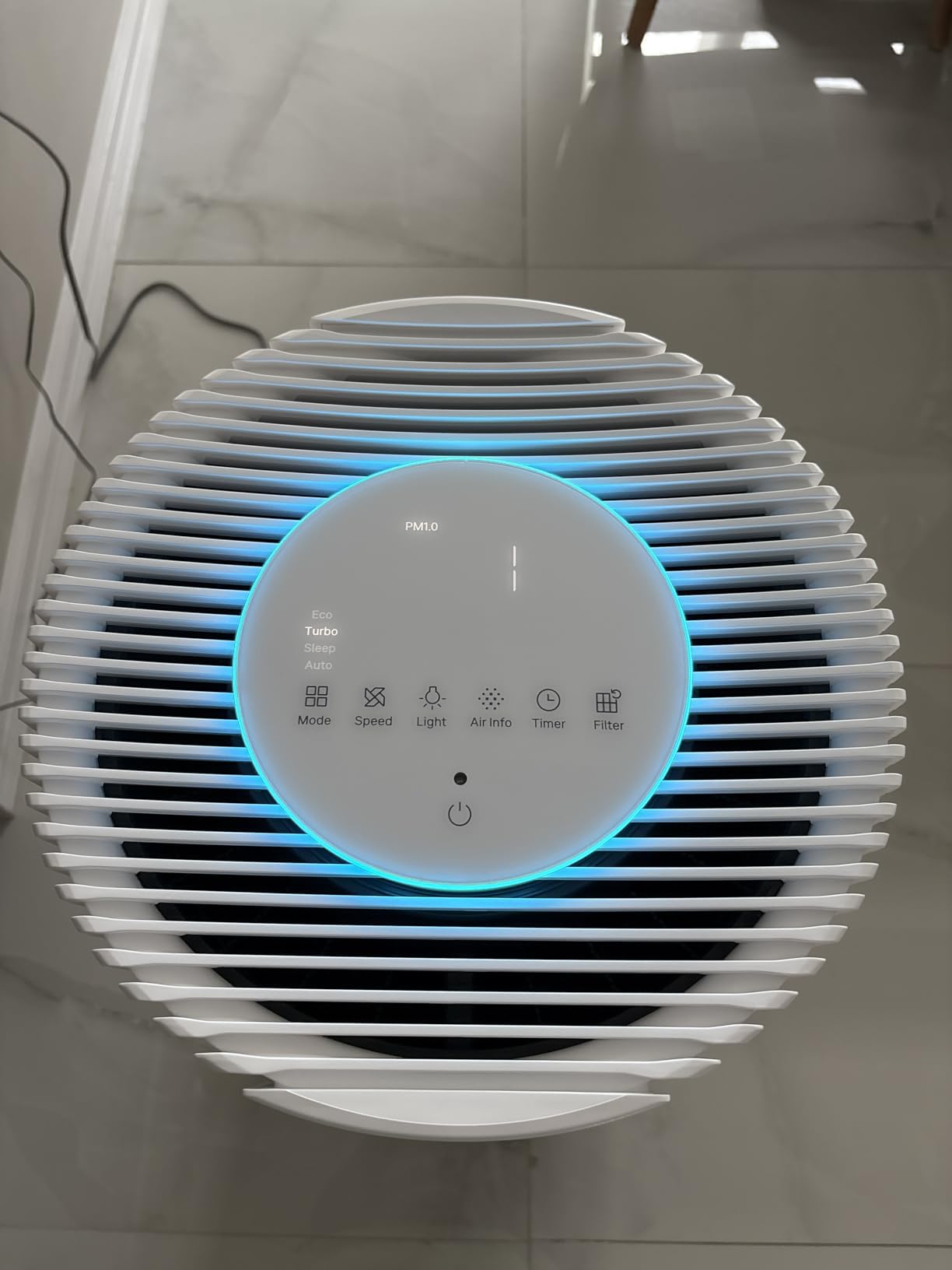 Coway Airmega 450 Air Purifier for Large Room Whole Home Up to 3,285 ft², HEPA Filter for Smoke, Allergen, Pet Dander, Odor, PM(1, 2.5, 10), AQI, Turbo Eco Mode, Energy Star, 3yr Warranty customer photo 2