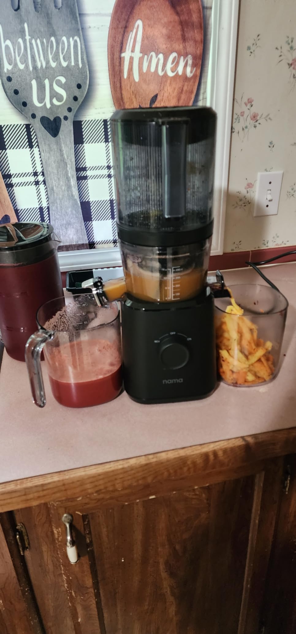 Nama J2 Cold Press Juicer - Self Feeding for Hands-Free Operation with Wide Mouth Hopper for Whole Recipe Loading, Zero Waste Masticating Juicer For More Juice, Less Pulp - Easy Cleanup & Assembly customer photo 1
