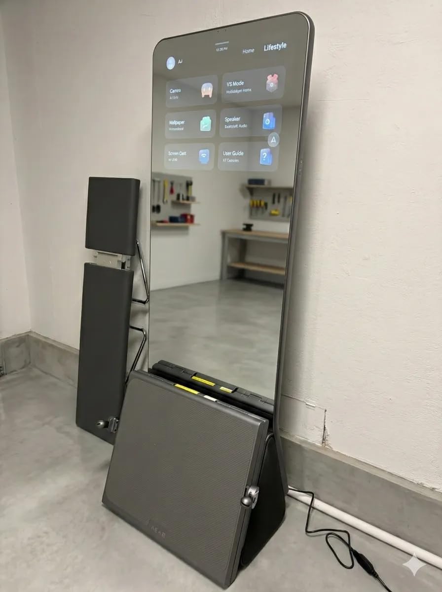 AEKE Smart Home Gym System- Fitness Mirror K1: AI-Powered All-in-One Fitness Machine for Full-Body Strength Training and Personalized Workouts customer photo 1