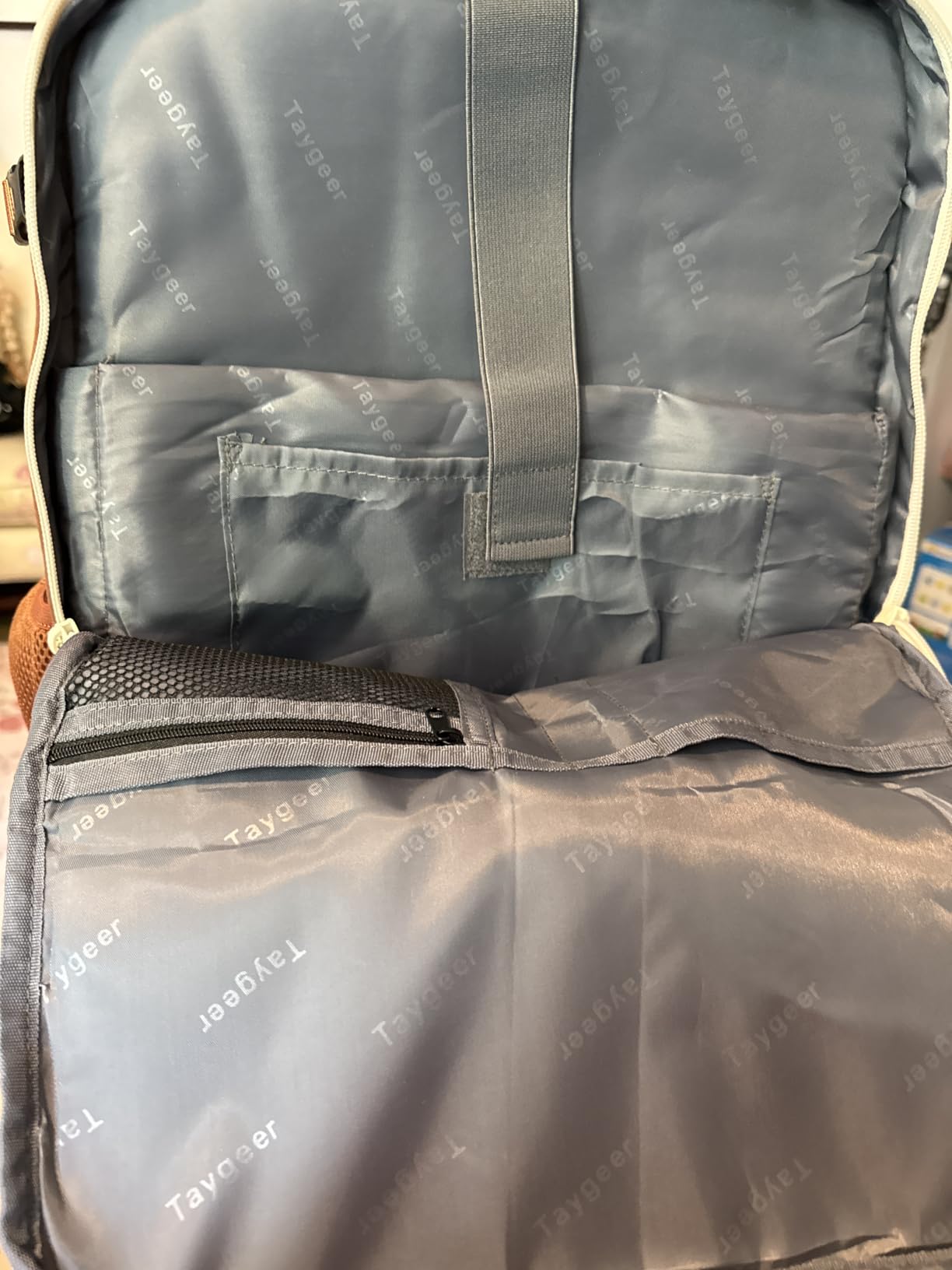 Taygeer Travel Backpack for Women Men, Airline Approved Carry on Backpack | Bookbag with Water Bottle Pocket & Laptop Compartment, Weekender Bag for Weekender Gym, Work, Hiking Essentials, Khaki Beige customer photo 1