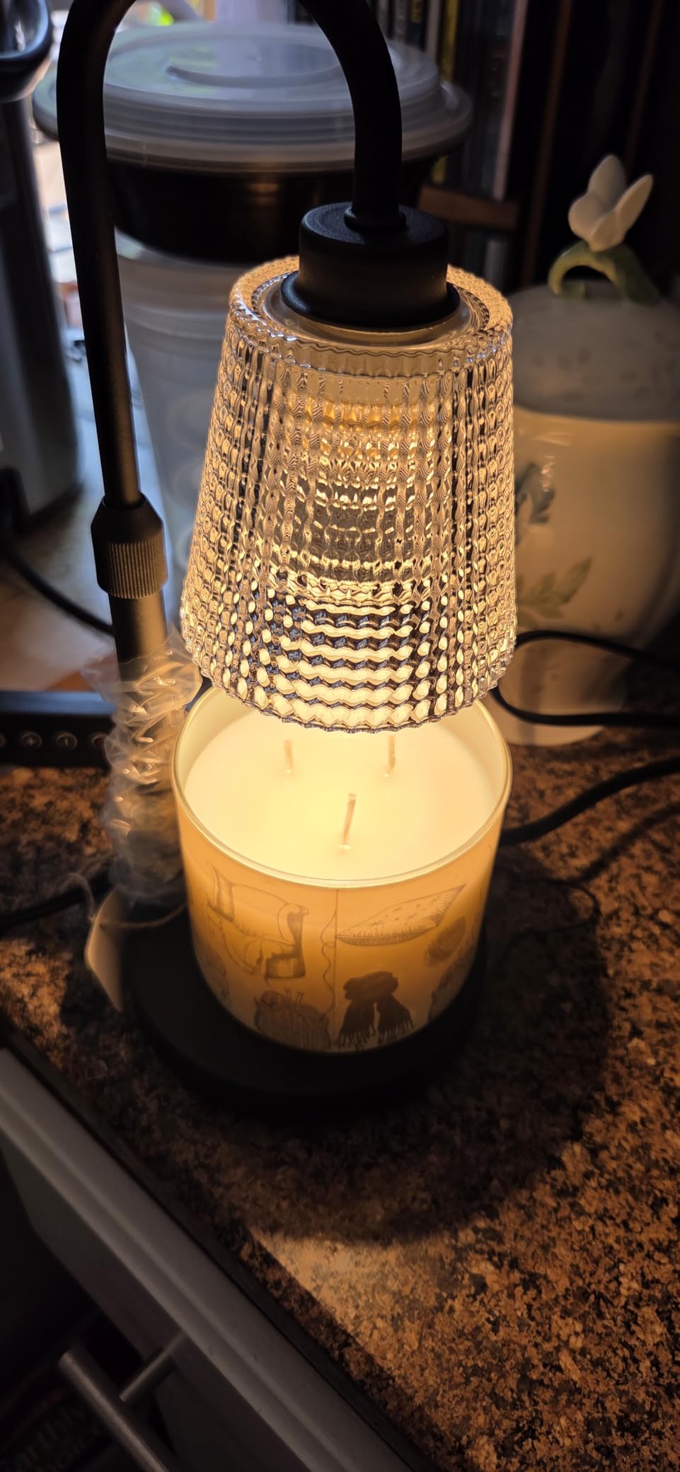 Innqoo Candle Warmer Lamp with Timer, Dimmable Candle Warmer for Jar Candles customer photo 2
