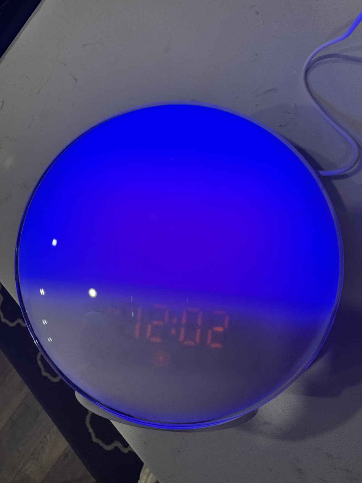 Sunrise Alarm Clock for Heavy Sleepers, Wake Up Light with Sunrise/Sunset Simulation, Dual Alarms & Natural Sounds, Snooze & Sleep Aid, FM Radio, 7 Colors Night Light for Bedroom, Ideal for Gift customer photo 2