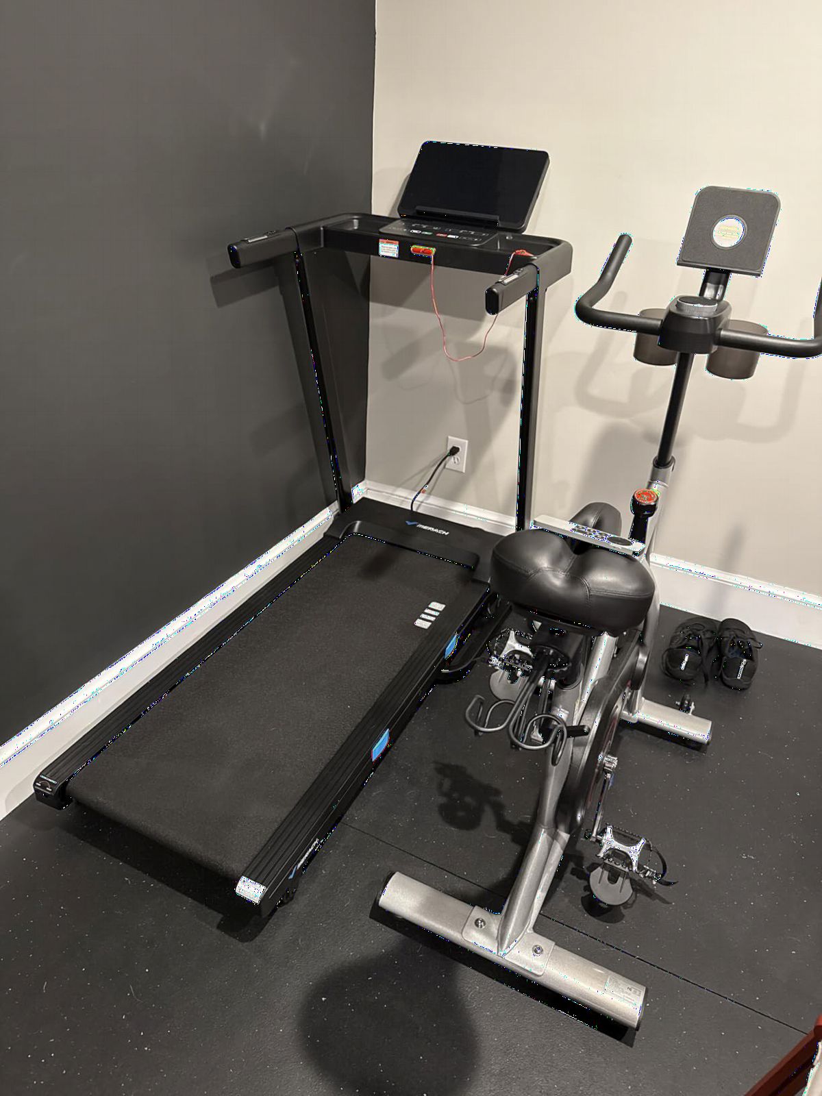 MERACH T12 Foldable Treadmill for Home, 300 LBS Capacity, Wide Running Belt | 15% Auto Incline Treadmill with LED Display, Smart App, 2.5HP Brushless Motor, 0.5-7.5MPH, Compact Design customer photo 2