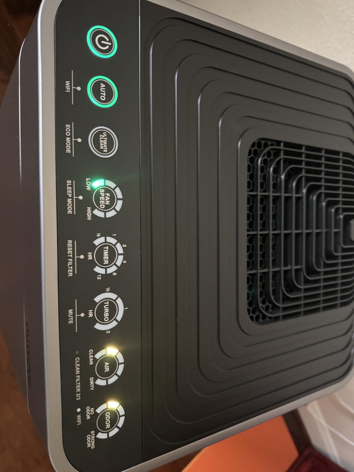 Nuwave Forever Plus Air Purifier for Home with Washable Filters | Covers Massive Areas up to 3,210 Sq Ft, Never Replace Air Filter System for Zero Waste, Smart WiFi, 18dB Ultra-Quiet customer photo 1