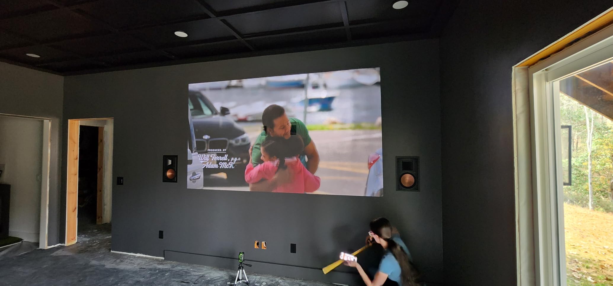 BenQ W4100i 4K HDR Smart Home Theater Projector 3200 Lumens | 3200 Lumens, REC 709, 100% DCI-P3, HDR10+, Factory Calibrated, Android TV with Netflix, 4-Way Lens Shift, 3 yr warranty customer photo 1