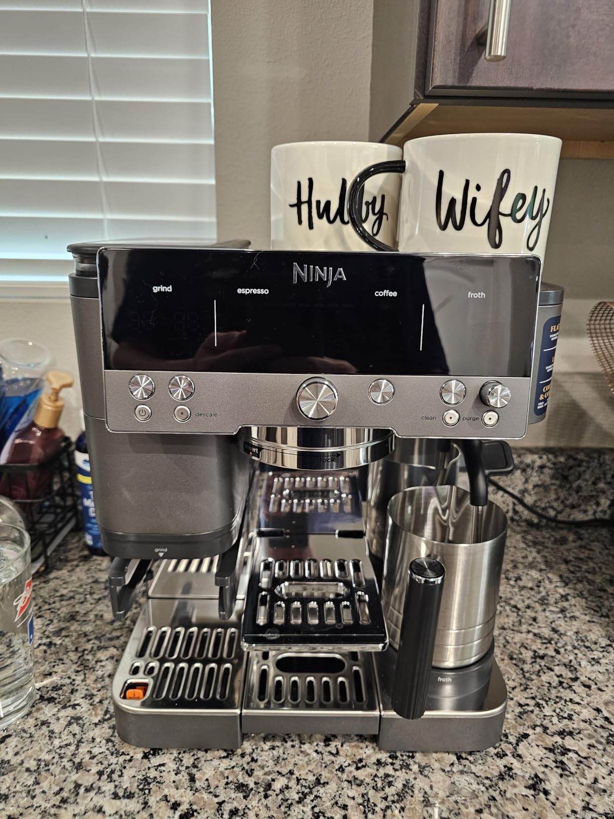 Ninja Luxe Café Premier Espresso & Rapid Cold Brew, Gunmetal, ES601GM | Drip Coffee, Built-in Coffee Grinder, Hands-Free Milk Frother, Assisted Tamper for Cappuccinos & Lattes customer photo 2