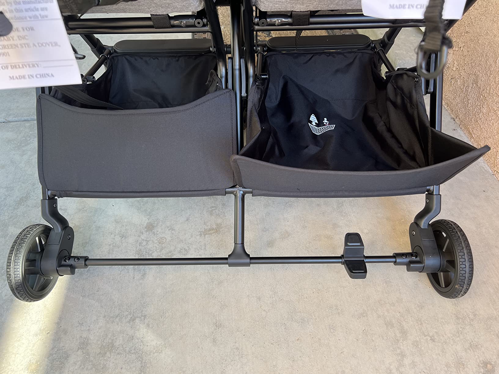 Mompush Lithe Double Stroller, Lightweight Side by Side, Infant & Toddler customer photo 2