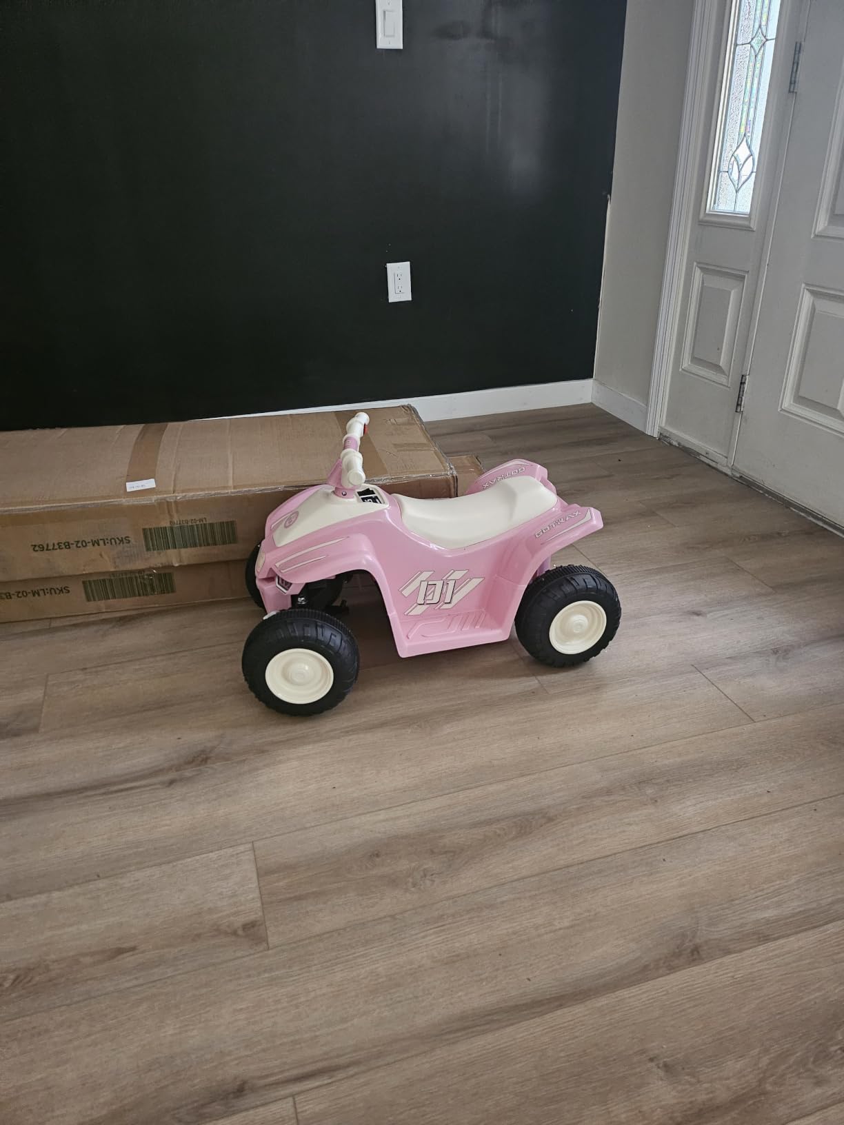 Gotrax Ride on Toy for Toddlers 1.5-4, 12V Battery for 80Mins, Max 1.5MPH | Safe Replaceable Lead-acid Battery, Forward/Reverse 2 Gears, Max 66lbs Load, Electric Vehicle ATV Car Best Gift for Boys Girls customer photo 2