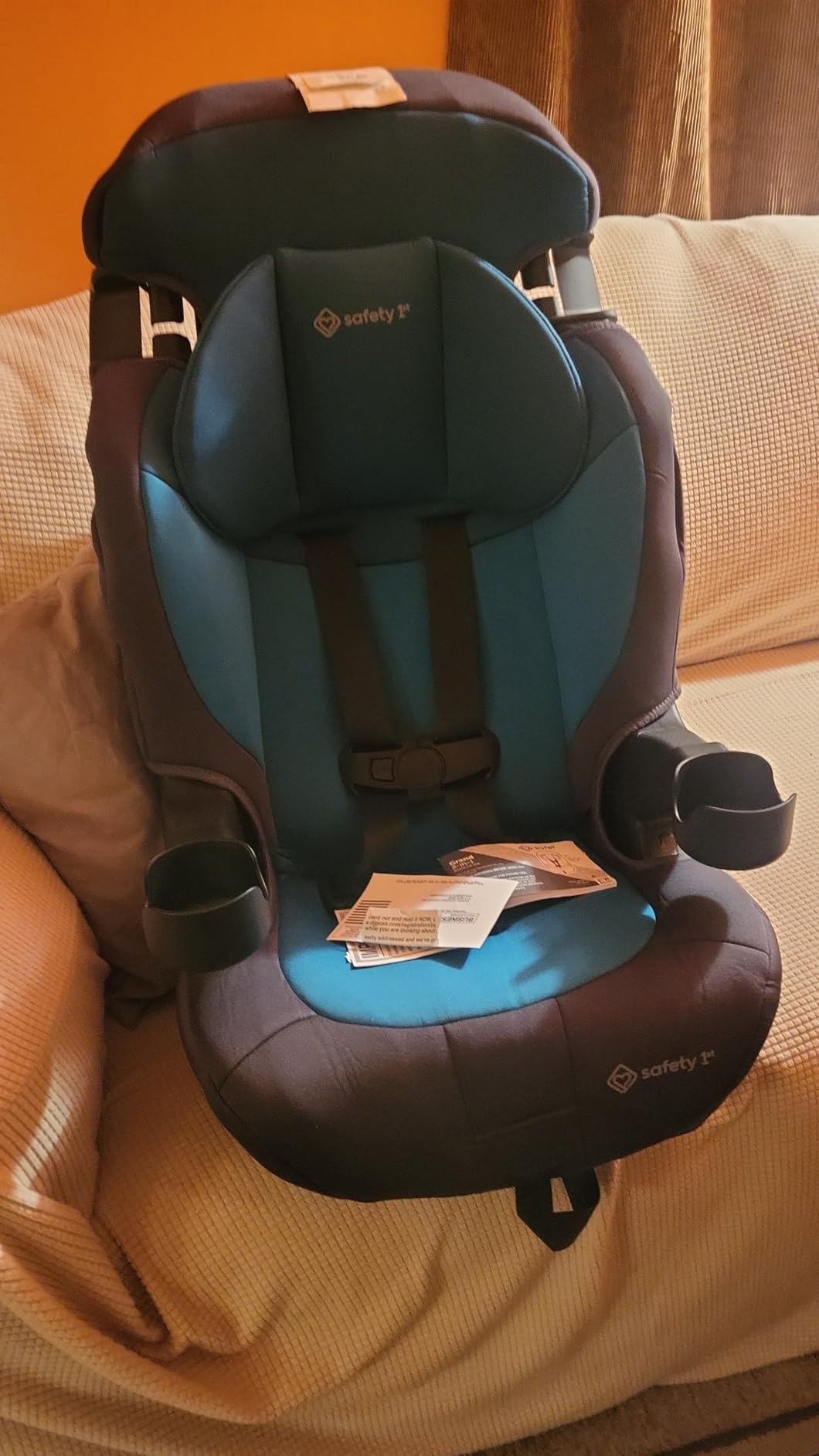 Safety 1st Grand 2-in-1 Booster Car Seat, Converts from High Back to Belt-Positioning Booster, Old Soul customer photo 2