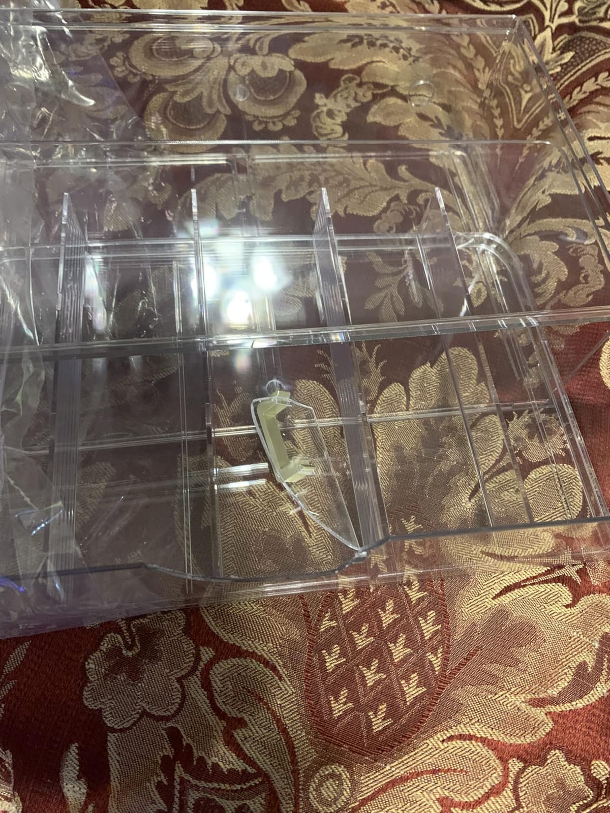 LALOBLUE Clear Acrylic Sunglasses Organizer, Stackable Eyeglass Storage Case with Gold Handles, Glasses Display Holder customer photo 1