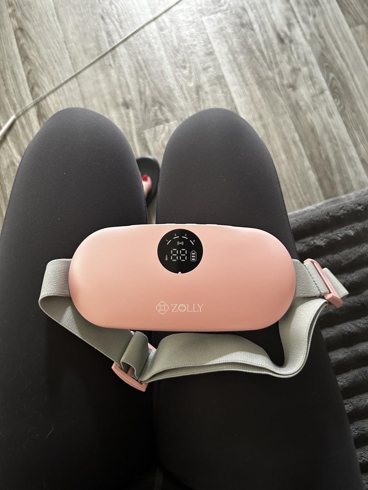 Menstrual Heating Pad for Period Cramps - Portable Heating Pad for Period Cramps Relief with Heat & Massage, Wearable Cordless Warmer for Pain Relief, Rechargeable & Wireless for Women customer photo 2
