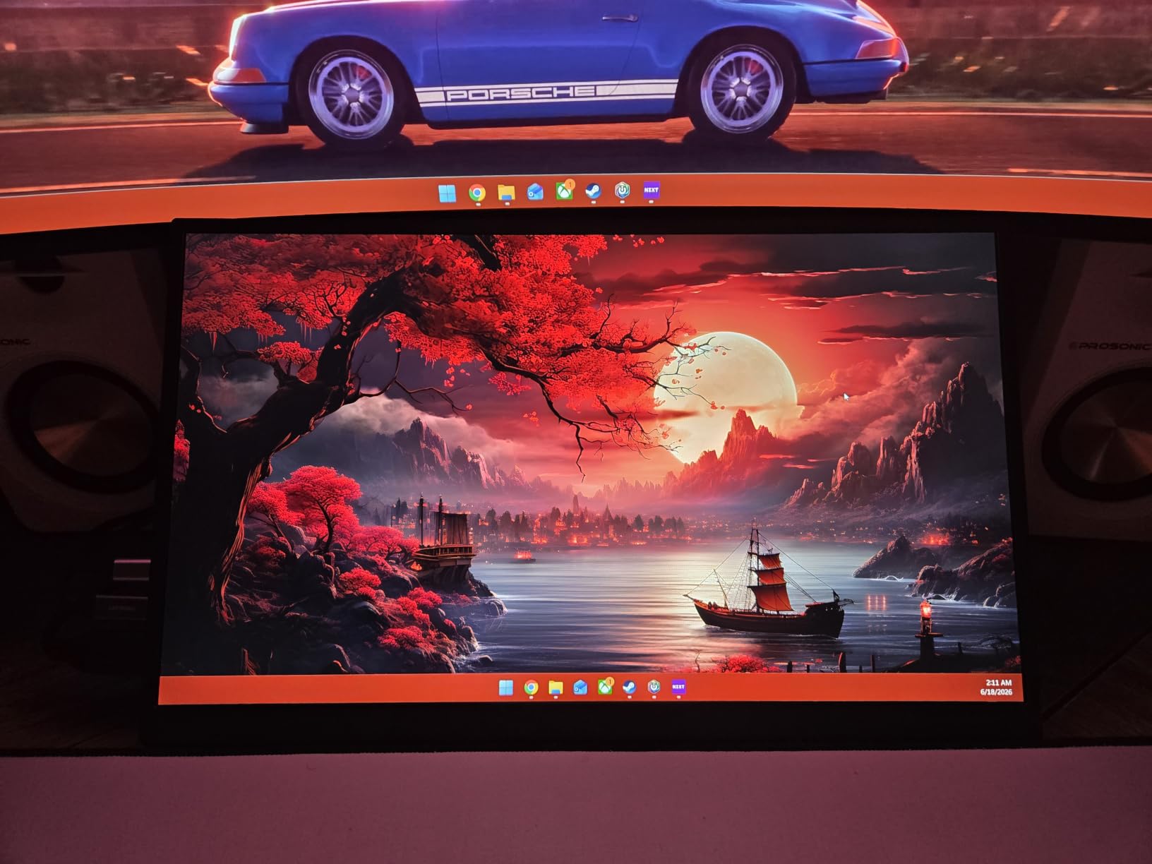 kksmart Portable Monitor for Laptop MacBook Surface PC Xbox PS5, Travel Monitor Second Screen customer photo 2