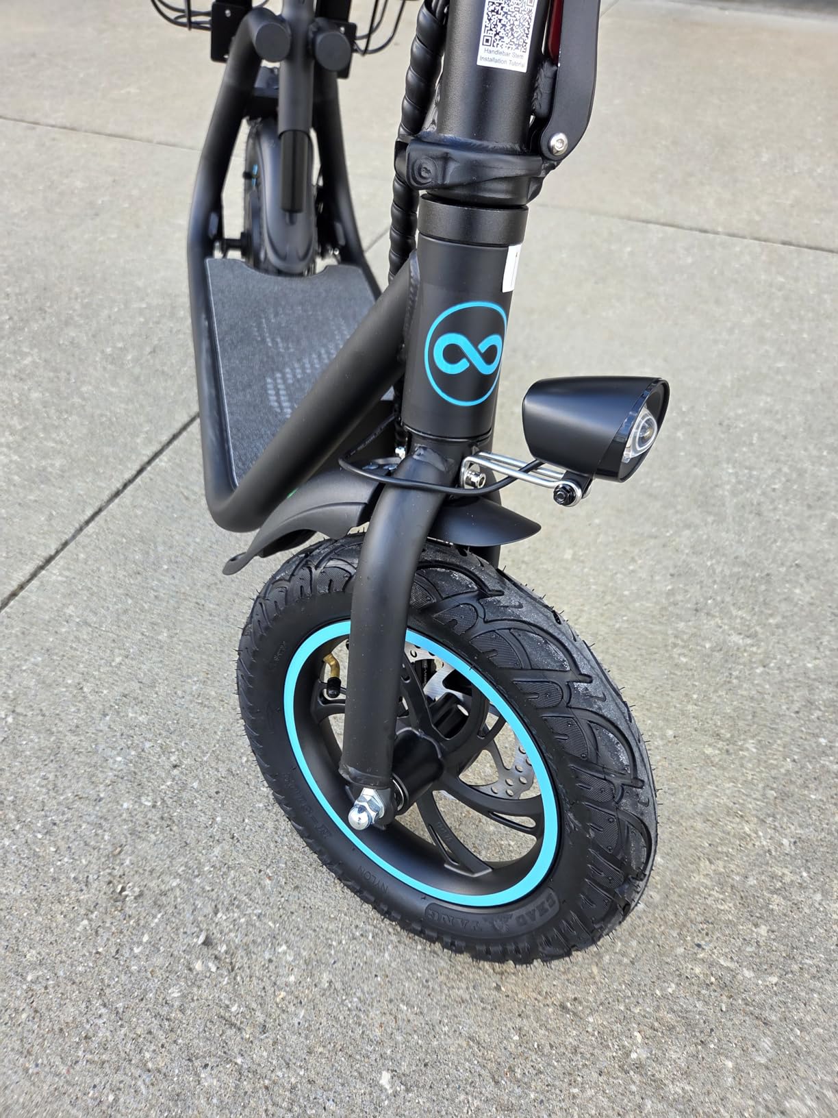 Gyroor Electric Scooter with Seat for Adults C1 450W Motor 20 Miles | 450W Silent Motor, 20 Miles Range, UL2272 Certified Safety, Folding Design with Comfort Seat, Includes Lock & Phone Holder customer photo 2