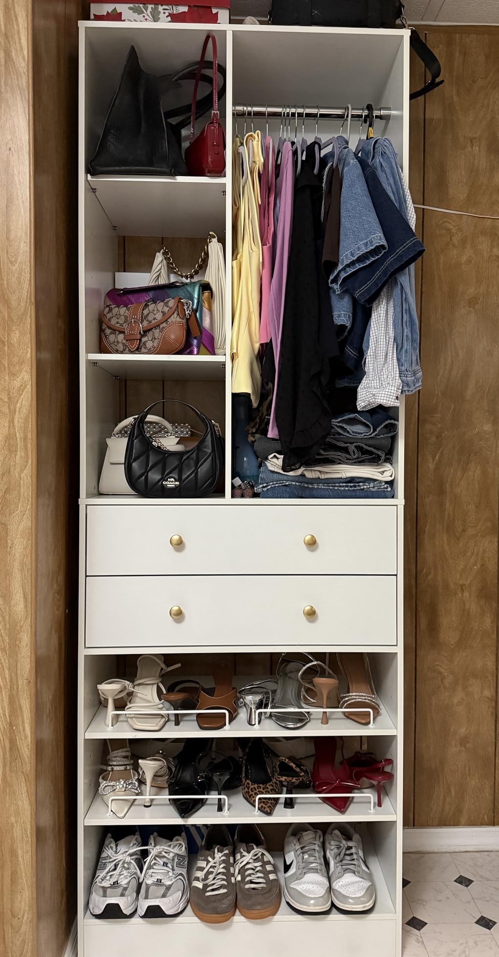 Besiost Small Closet System, 28