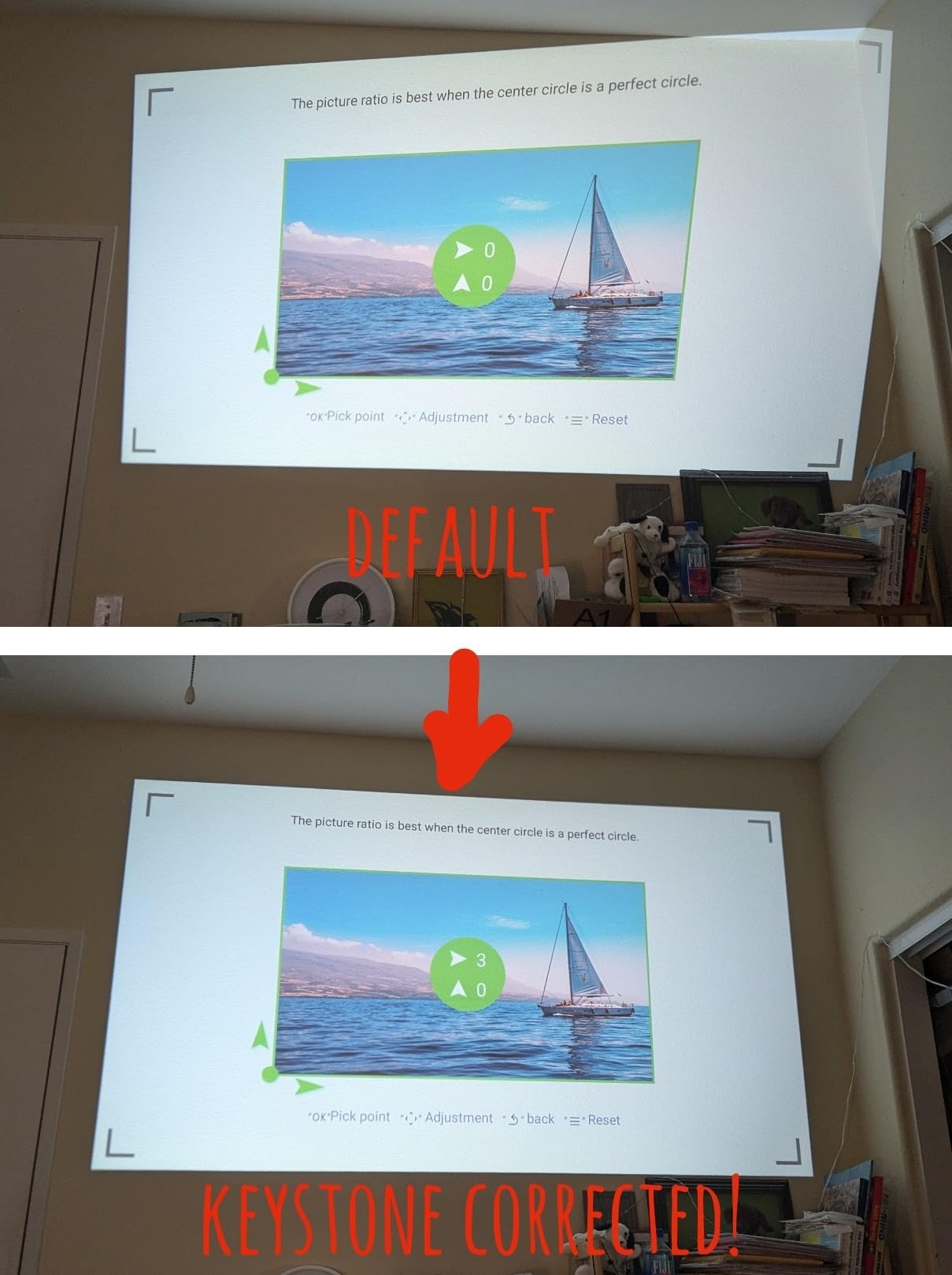 [Built-in Apps/4K Support] Smart Outdoor Projector with WiFi and Bluetooth, Movie Projector, Dolby Audio with Dual Speaker, Auto Focus w/ YouTube & PrimeVideo Proyector, Upgrad P62 Pro customer photo 2