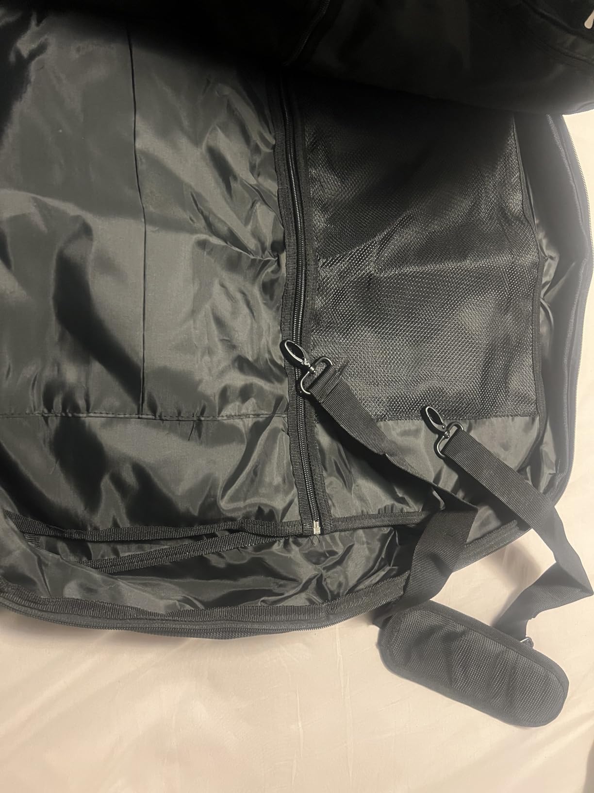 Premium Garment Bag for Travel with Wet-Dry Compartment, Adjustable Shoulder Strap, and Luggage Attachment - Fits Suits, Dresses & Essentials customer photo 1