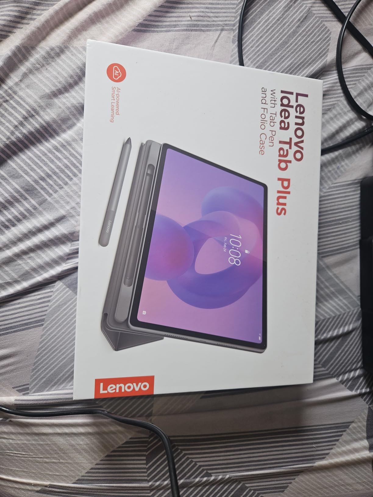 Lenovo Idea Tab Plus - Lightweight Tablet - 12.1 inch 2.5K IPS Touchscreen Display - 90Hz - MediaTek Dimensity 6400-8GB Memory - 128GB Storage - Integrated Arm Mali-G57 MC2 - tab Pen and Folio Case customer photo 1