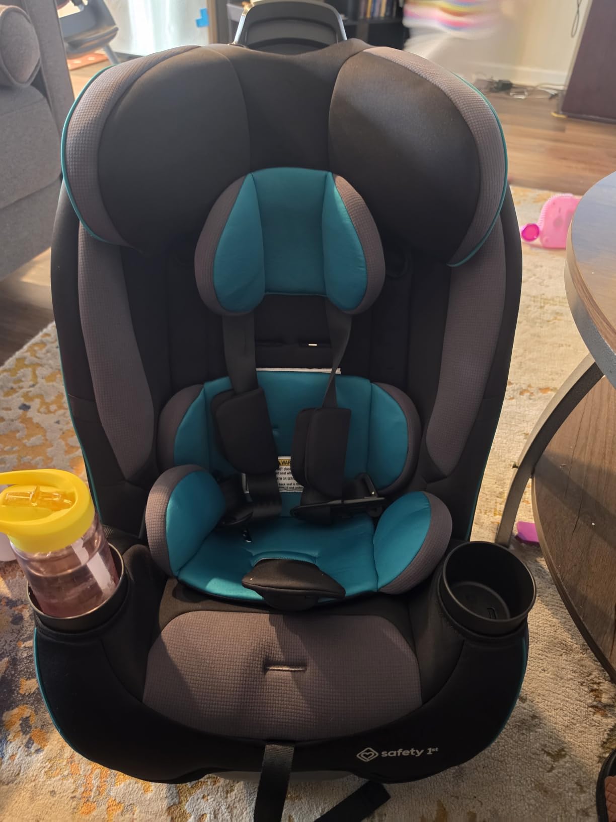 Safety 1st Grow and Go All-in-One Convertible Car Seat, Rear Facing, 5-40 lbs, Forward Facing (30-65 lbs), High Back Booster Seat 40-100 pounds, Alaskan Blue customer photo 2