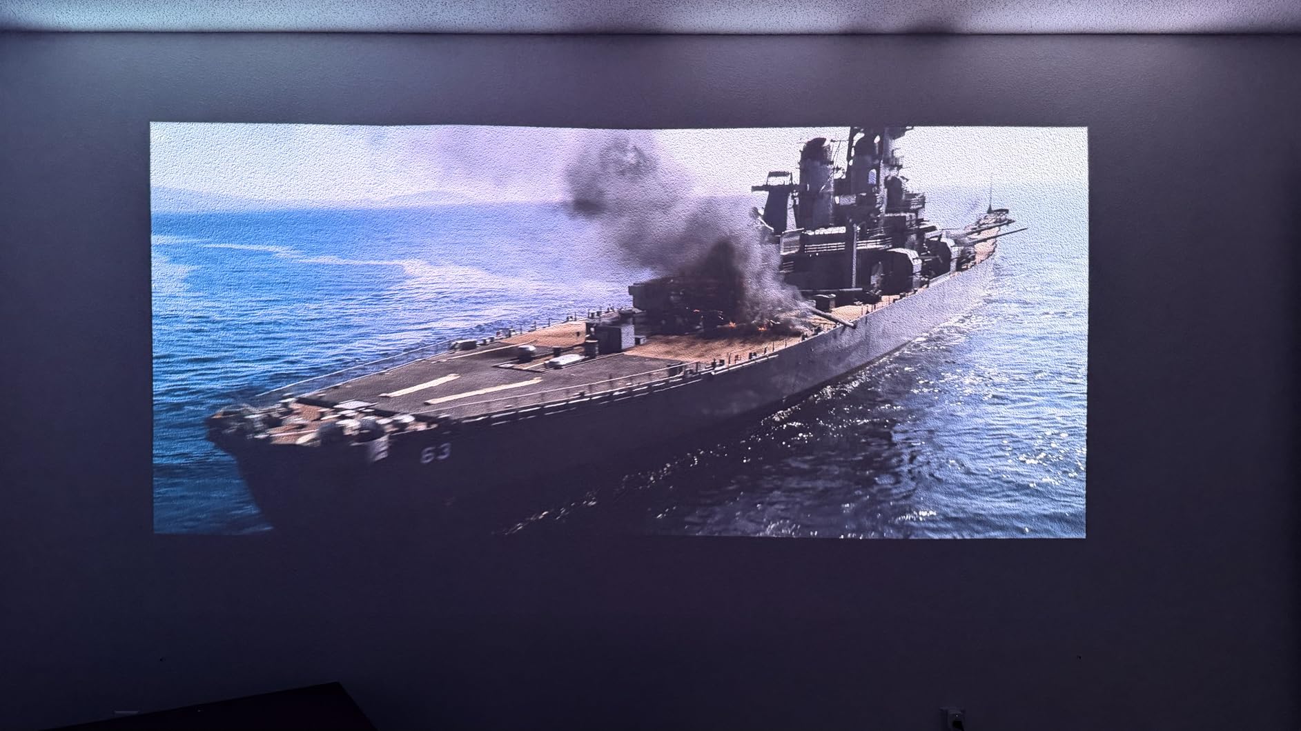 Hisense L9Q Ultra Short Throw Triple Laser Projector, 4K UHD, 5,000 Lumens, 5000:1 Contrast, 80