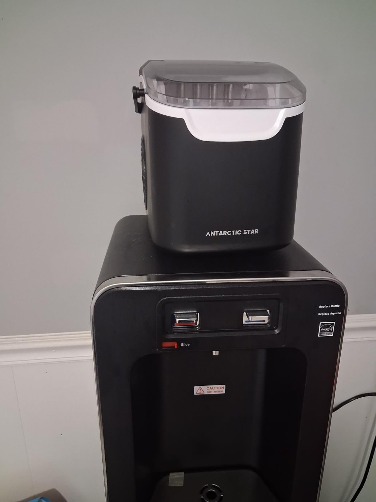 Antarctic Star Nugget Ice Maker Countertop - 44LB/Day, Self-Cleaning Portable Ice Machine with LED Display, 10-15 Minute Fast Ice Making for Home/Office/Bar customer photo 2