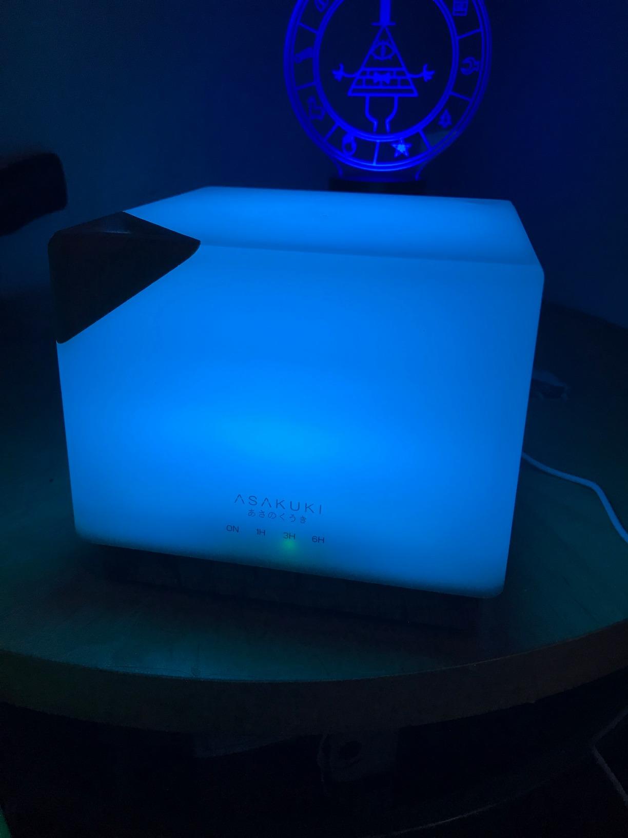 ASAKUKI Essential Oil Diffuser Smart WiFi Humidifier 700 ml | Easy Connect with Alexa and Google Home, Phone App & Voice Control, Customized Schedule Timers and LED Light customer photo 2