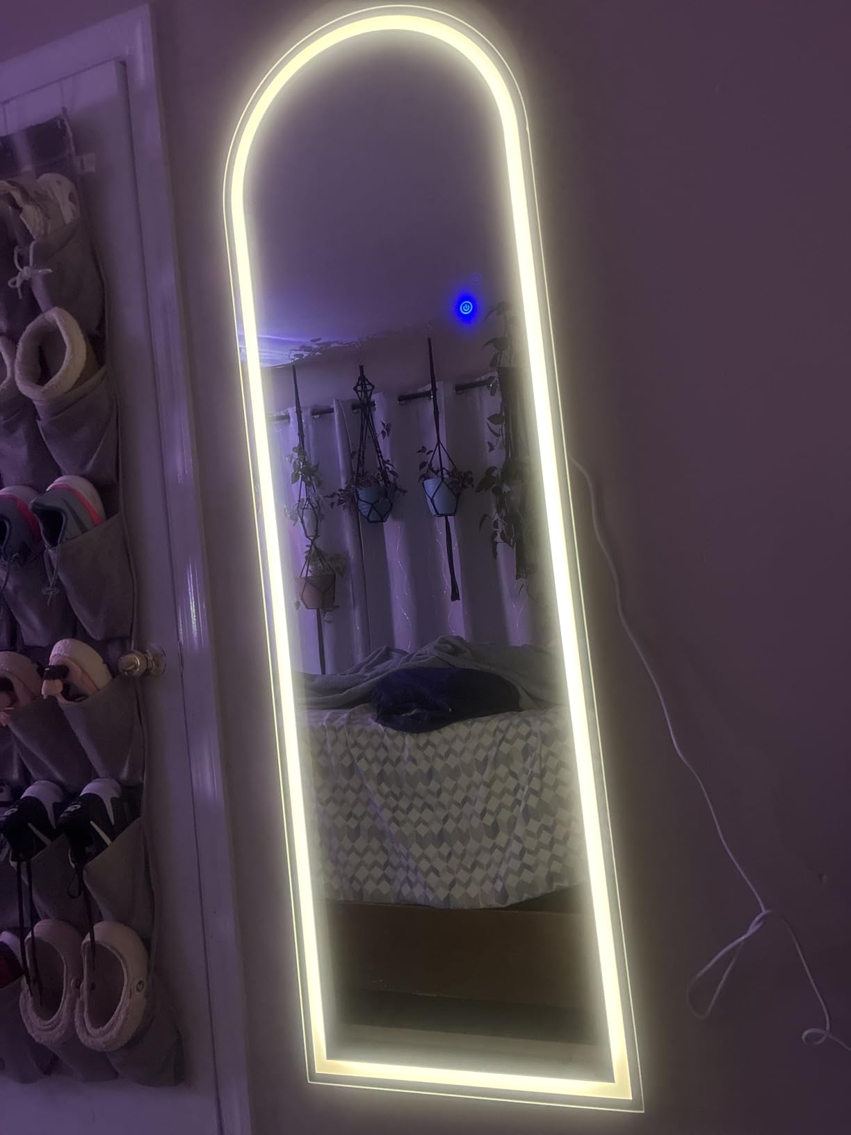 DUMOS Arched Full Length Mirror Lighted, 20
