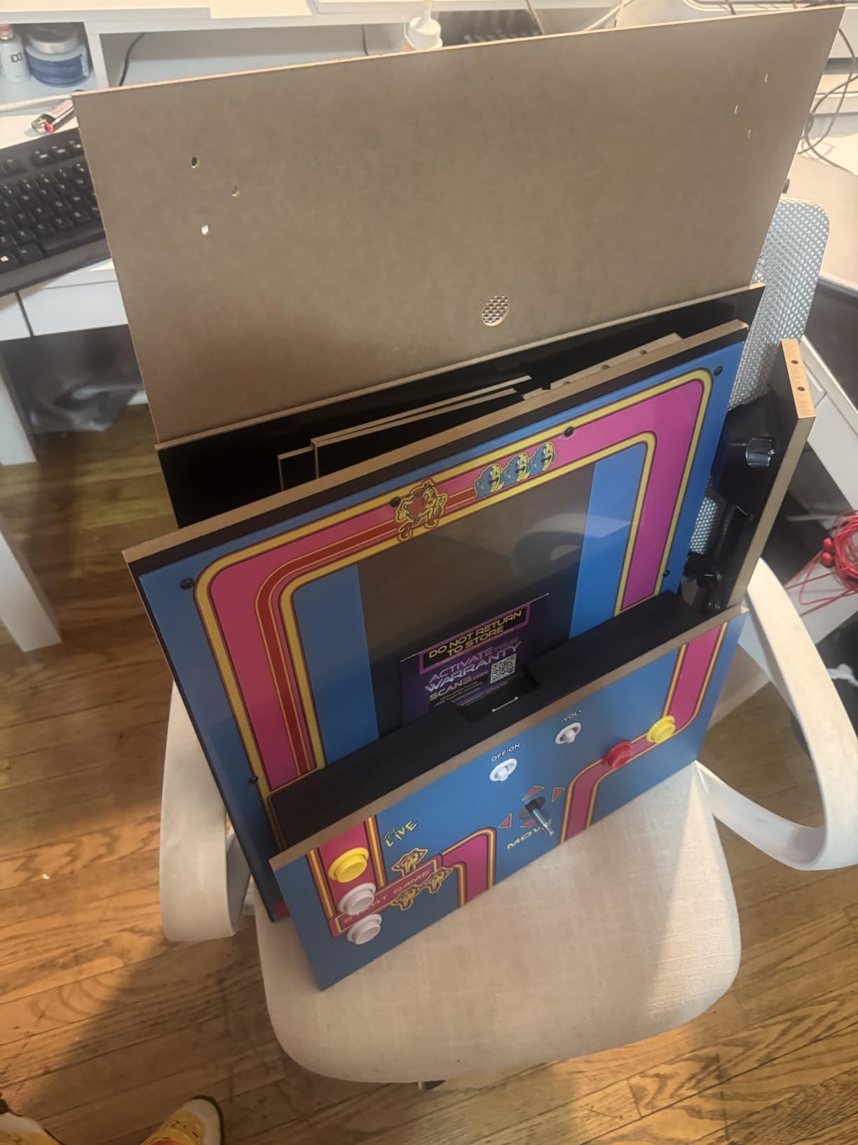 Arcade1Up Ms. Pac-Man Classic SE Arcade Machine, 13 Classic Games | 4 Feet Tall with 15.6-Inch IPS Color Monitor, Dual Speakers and Wi-Fi Leaderboards customer photo 1