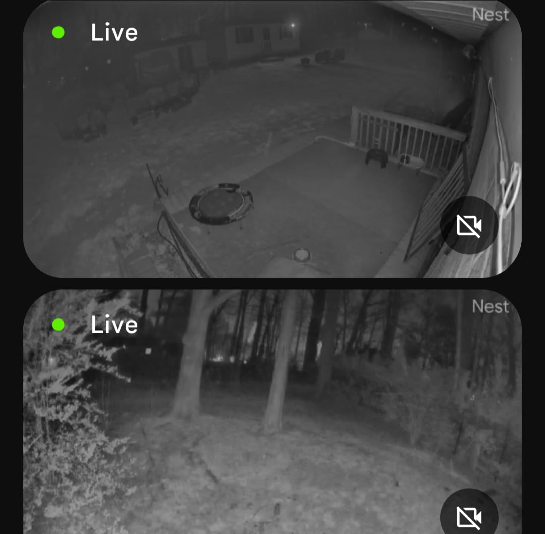 Google Nest Cam Outdoor (Wired, 2nd Gen) - Security Camera - 2025 - Snow, 2K video, motion detection, color night vision, 2-way audio, works with Google Home and Gemini, weather resistant customer photo 2