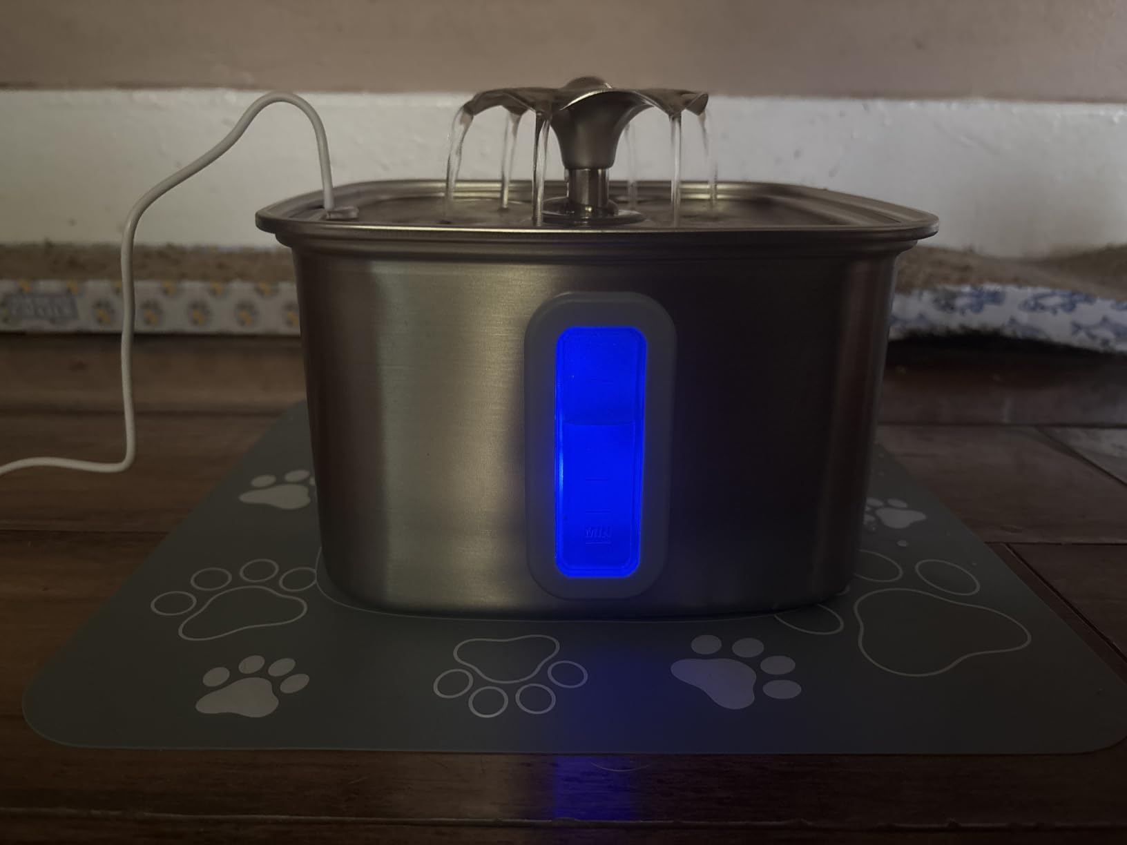 Veken Stainless Steel Cat Water Fountain 108oz 6 Filters customer photo 1