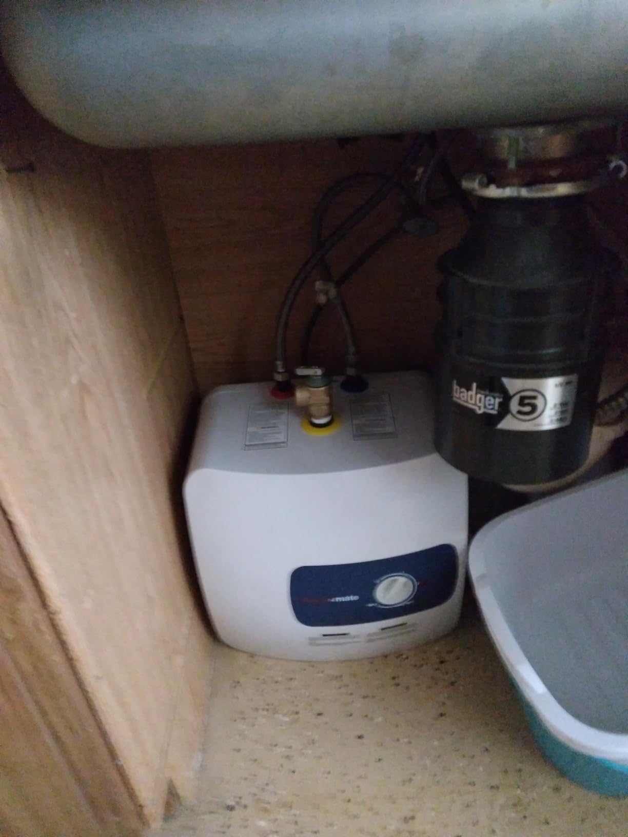 ThermoMate Tankless Water Heater Electric for Sink Faucet, 4500W 110~120V Small Point of Use Instant Hot Water Heater ETL Approved with Temperature Display, Self-modulating, 0.85GPM at 35°F Rise customer photo 1