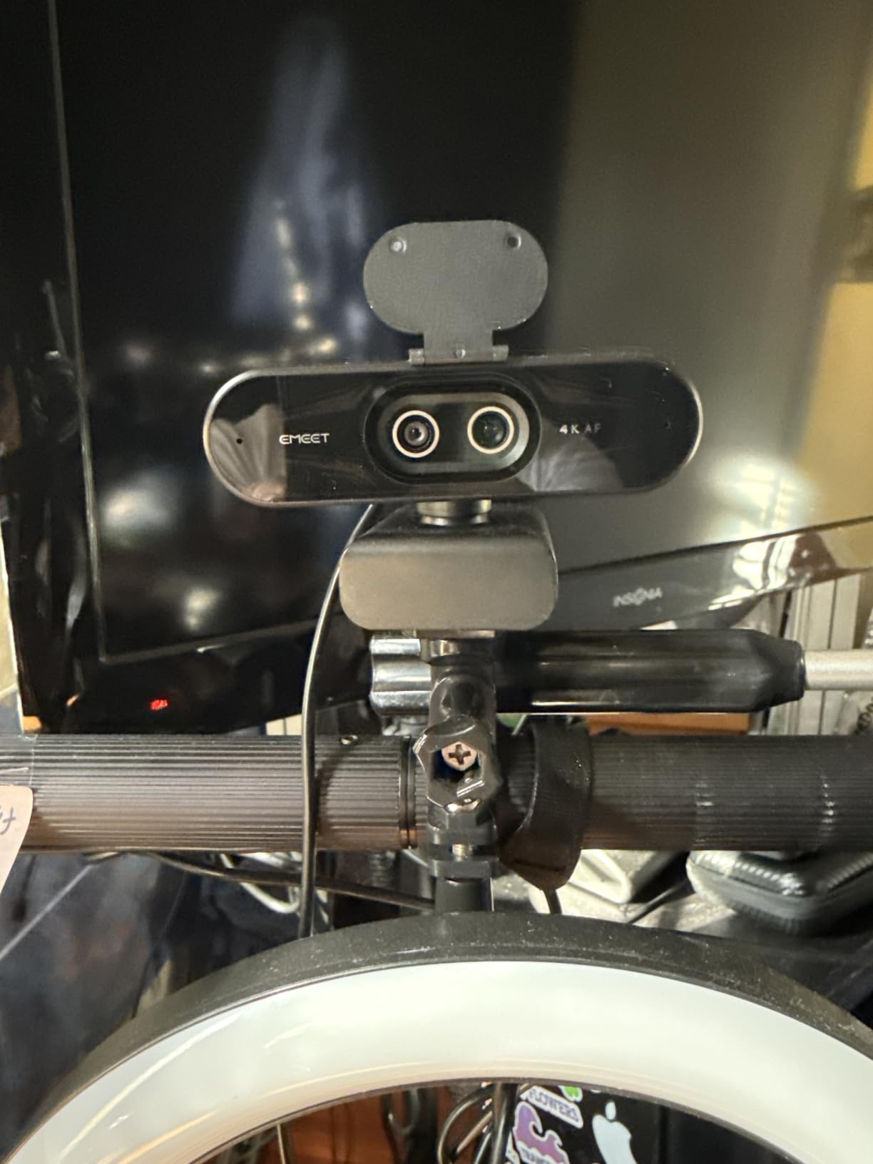 EMEET C60E Dual-Camera 4K Webcam for Streaming, Wide-Angle & Telephoto customer photo 2