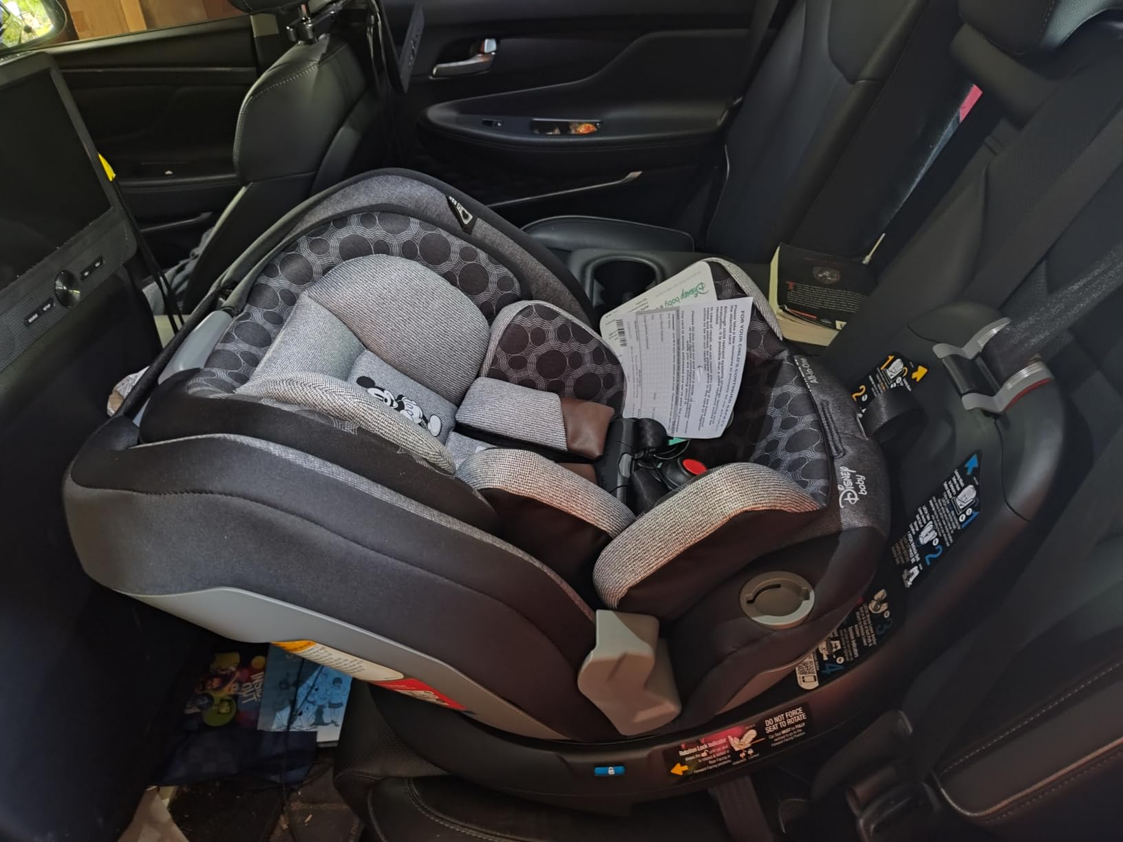 Disney Baby Turn and Go 360 Rotating All-in-One Convertible Car Seat, Vintage Mickey Mouse customer photo 2