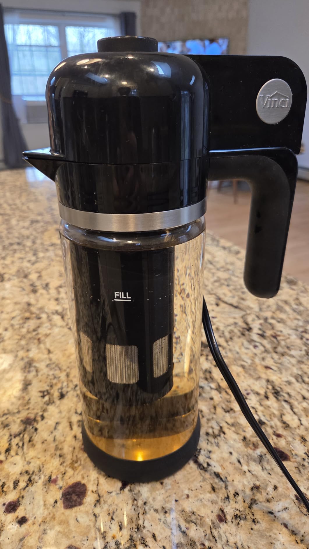 VINCI Express Cold Brew, Electric Cold Brew Coffee Maker in 10 Minutes, Glass Carafe, 3 Brew Strength Settings & Cleaning Cycle, Easy to Use & Clean 1.4 Liters Push Button Control customer photo 1