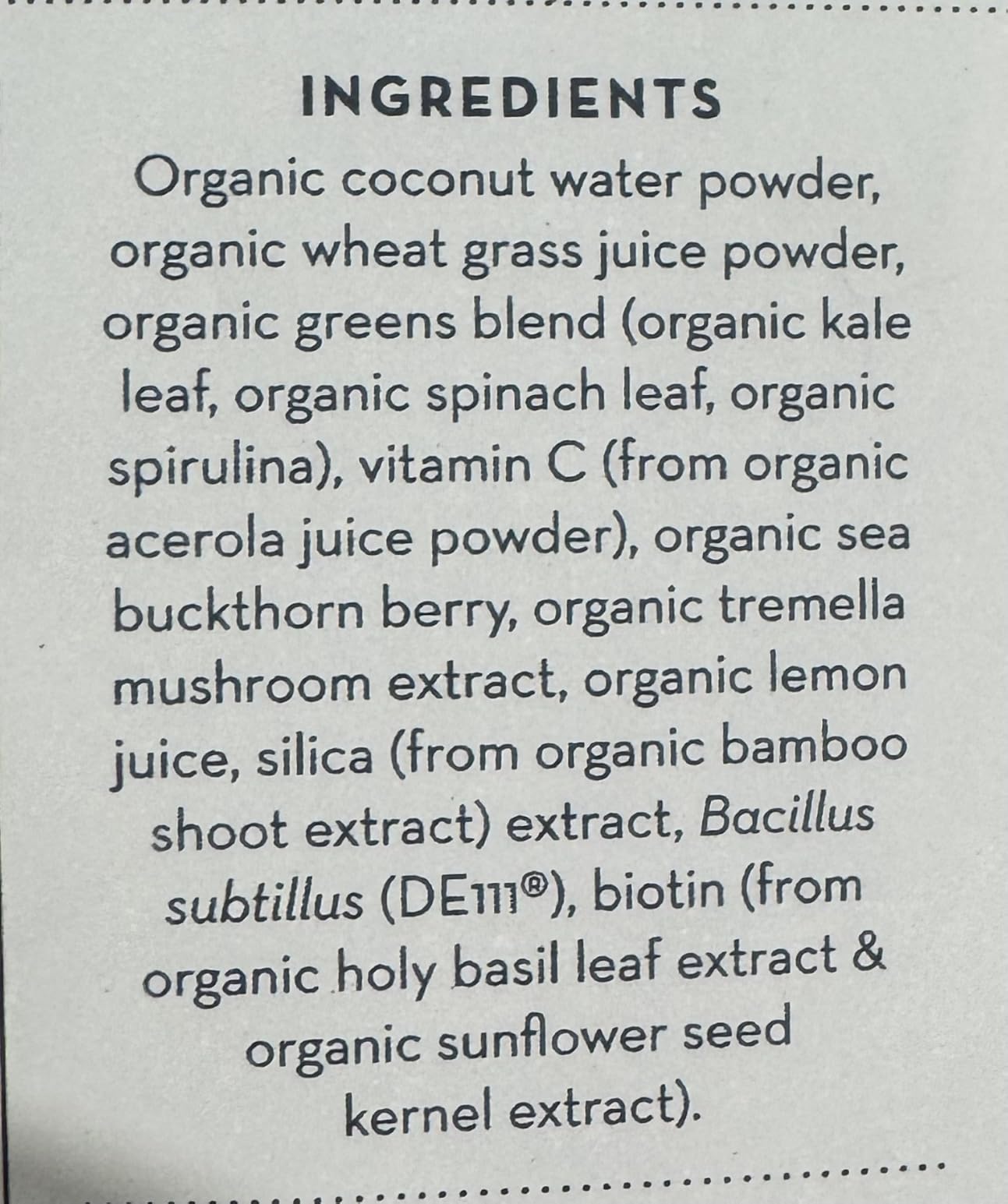 Organic Greens Powder Drink Mix | Skin & Gut Health USDA Organic Superfood Blend Probiotics Digestive Enzymes Tremella Mushroom Biotin Vitamin C & Bamboo Silica Vegan Glow Greens Unflavored 25 Serving customer photo 2