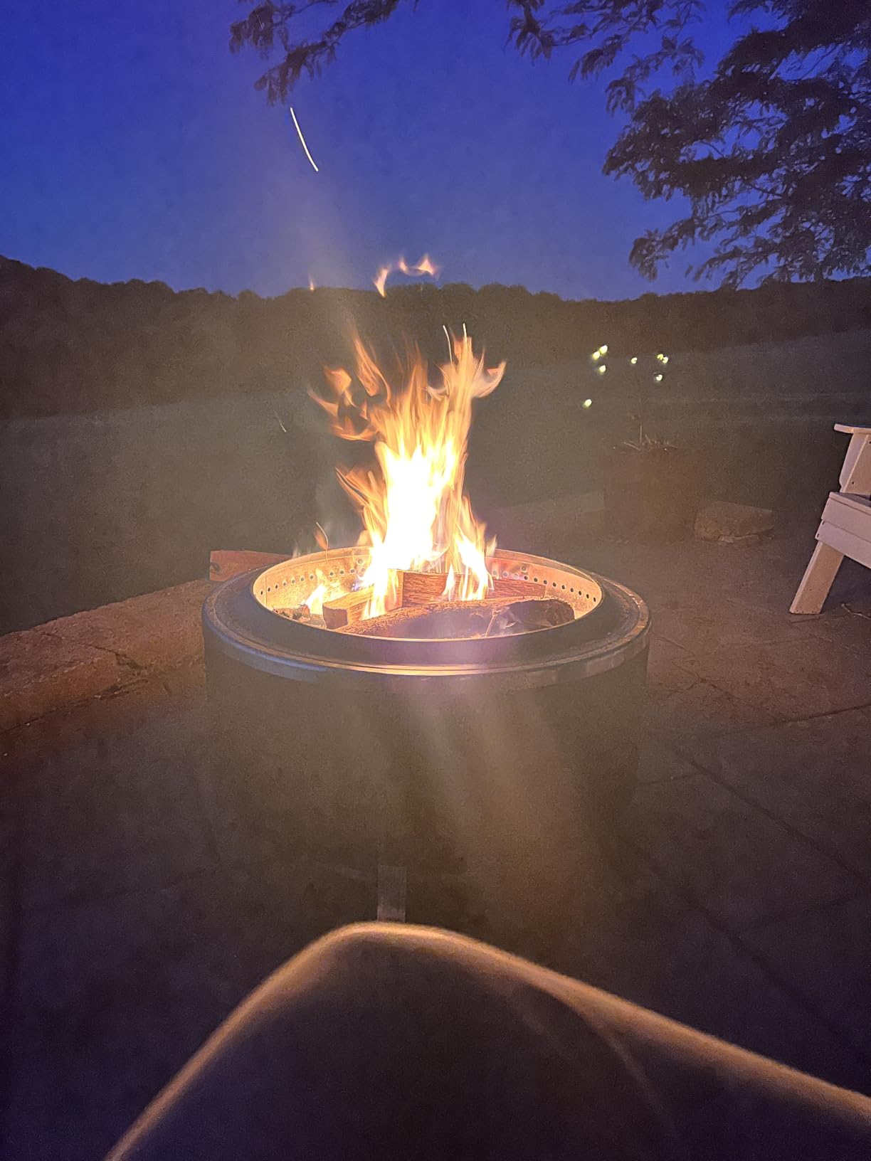 BALI OUTDOORS 27 inch Smokeless Firepit Outdoor | Outdoor Fire Pit Patio with Ash Pan, Portable Fire Pit Wood Burning customer photo 1