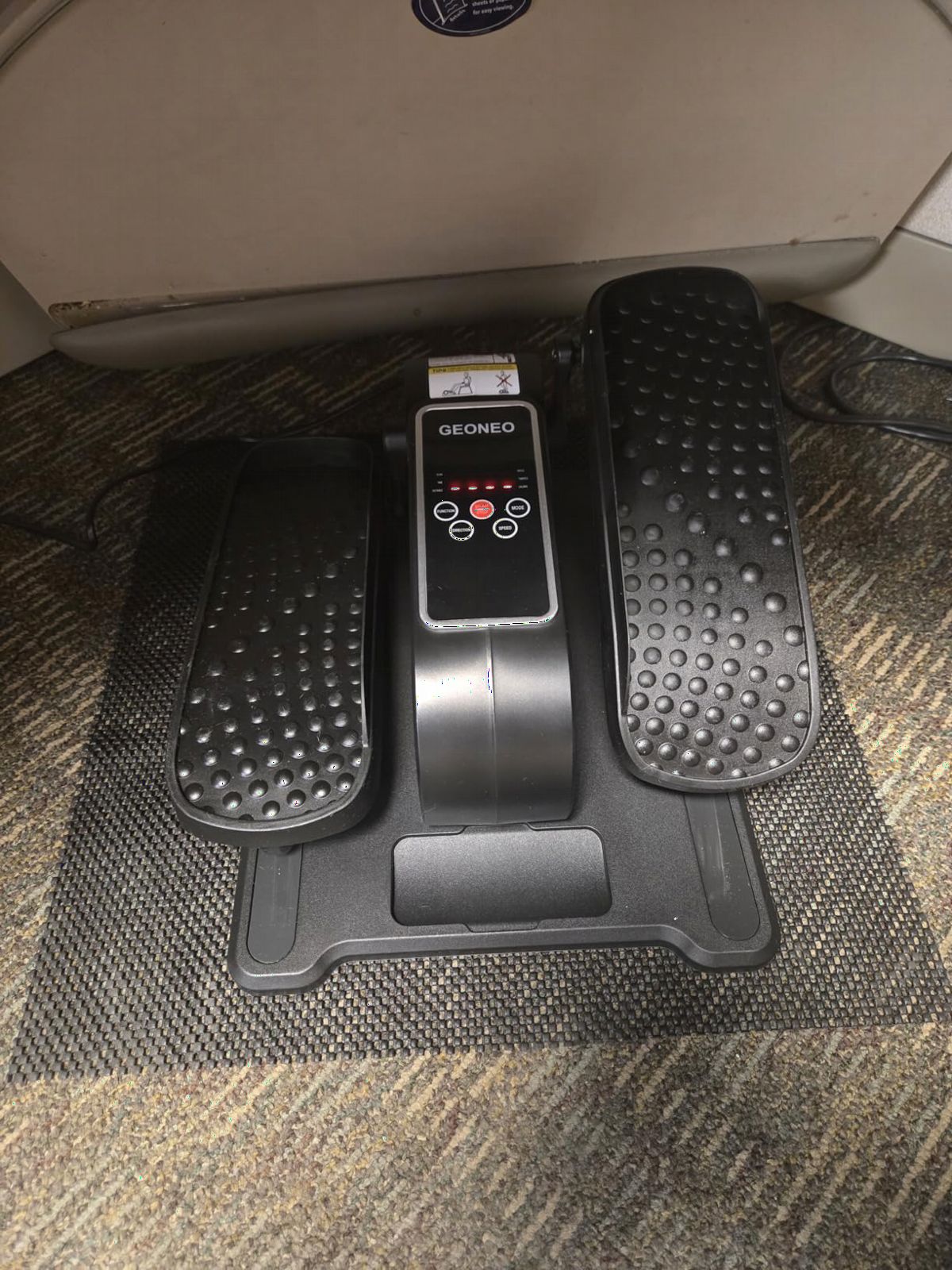 Under Desk Elliptical Machine, Electric Elliptical Leg Exerciser for Senior, Quiet and Compact Electric Seated Pedal Exerciser for Home with Monitor, Remote Control and 12 Adjustable Speeds customer photo 1