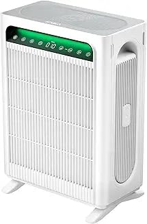 KNKA Air Purifier for Home Bedroom Large Room Up to 1,695 Ft² in 1 Hr, HEPA Sleep Mode Air Cleaner with Washable Pre-Filter, AHAM VERIFIDE, AQI Display, Pet Mode for Pets, Dust, Pollen, APH4000, Black customer photo 1