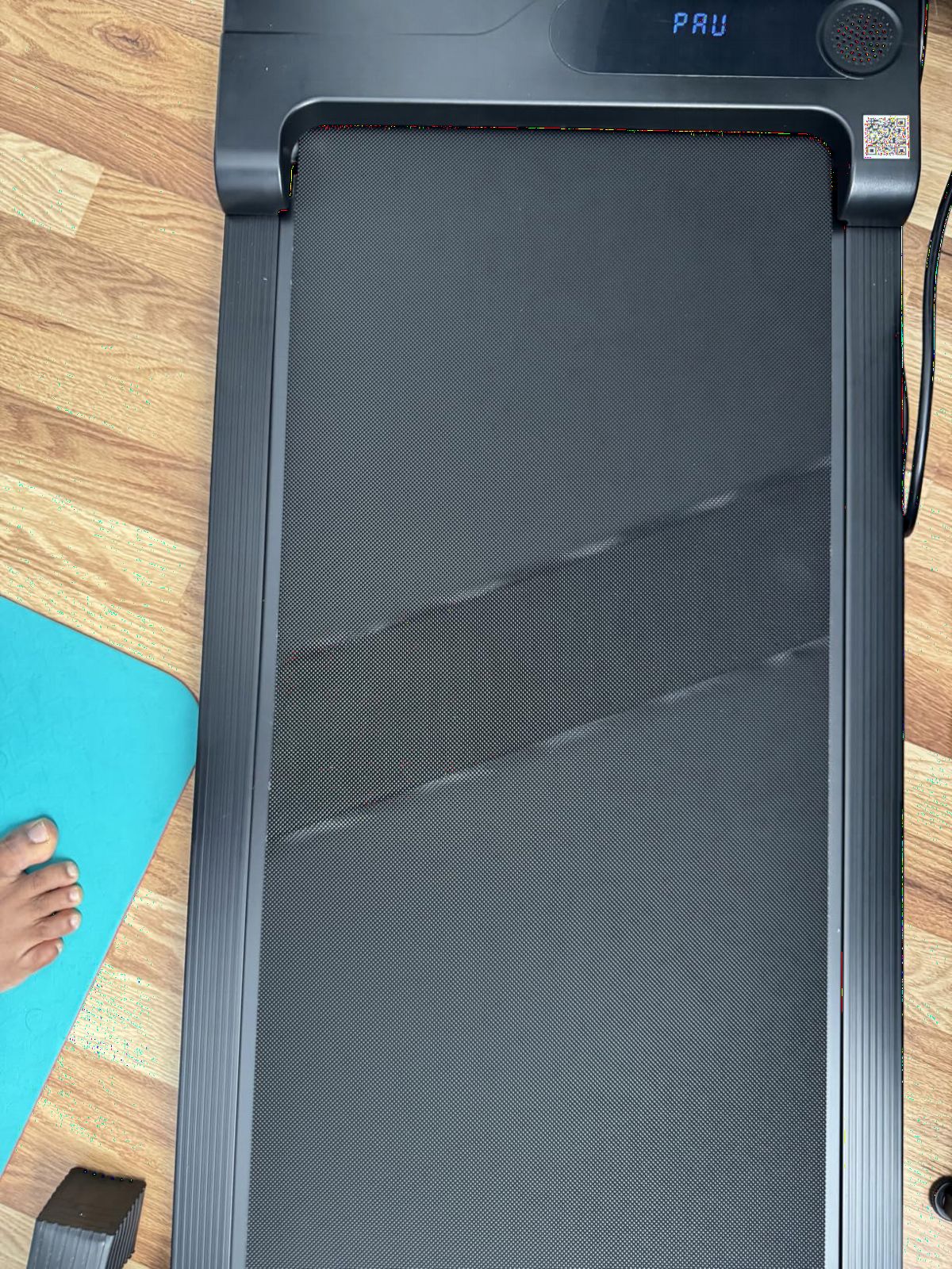 Walking Pad Treadmill for Home - Under Desk Treadmills Portable Mini Compact Walk Pads for Small Spaces Office Indoor Apartment Floor Flat Running Machine with Remote Quiet Lightweight customer photo 2