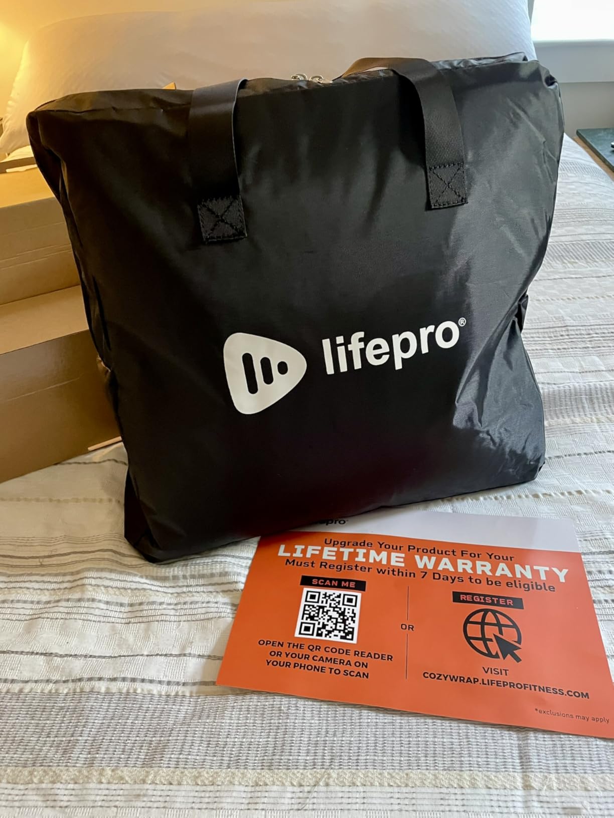 Lifepro Cozywrap Far Infrared Sauna Blanket Detox Thermal Home Spa Wrap | Silicone heating wire system with 90-180F temp control. Includes 5 disposable body wraps for deep sweating wellness. customer photo 1